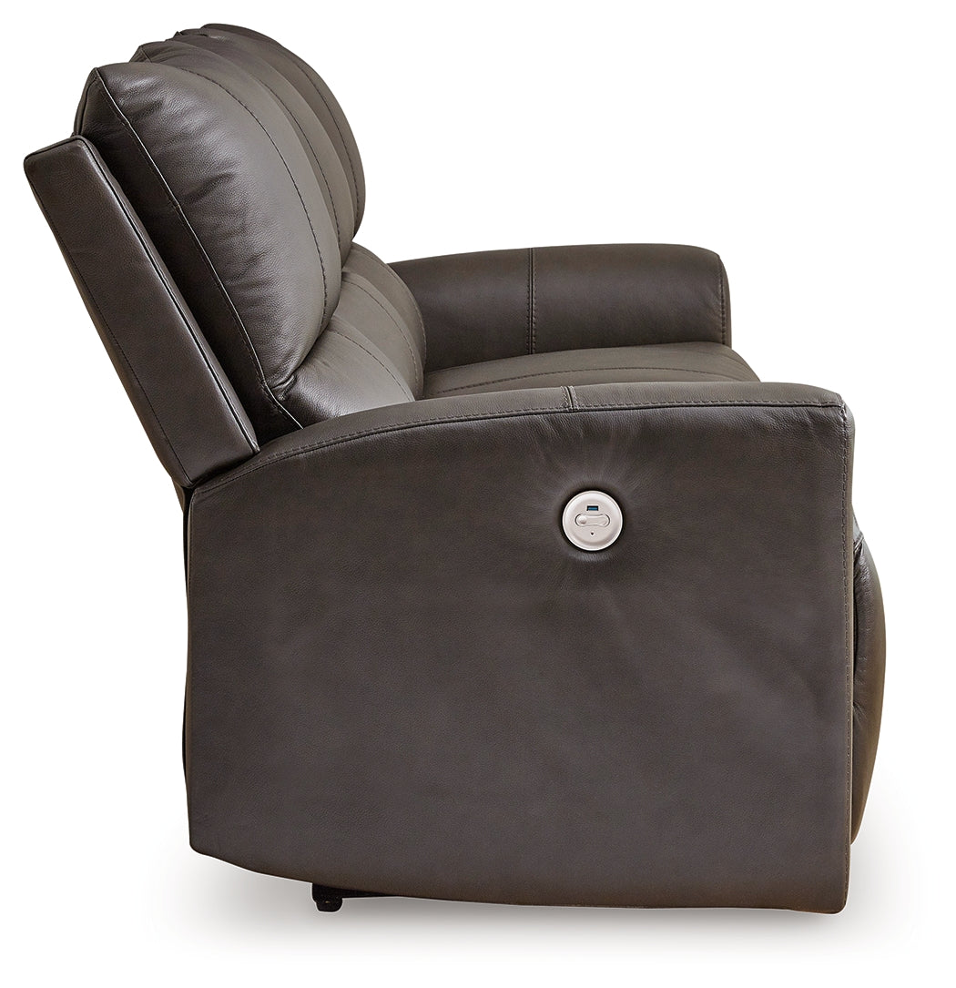 Boxmere Storm Power Reclining Sofa - U1310087