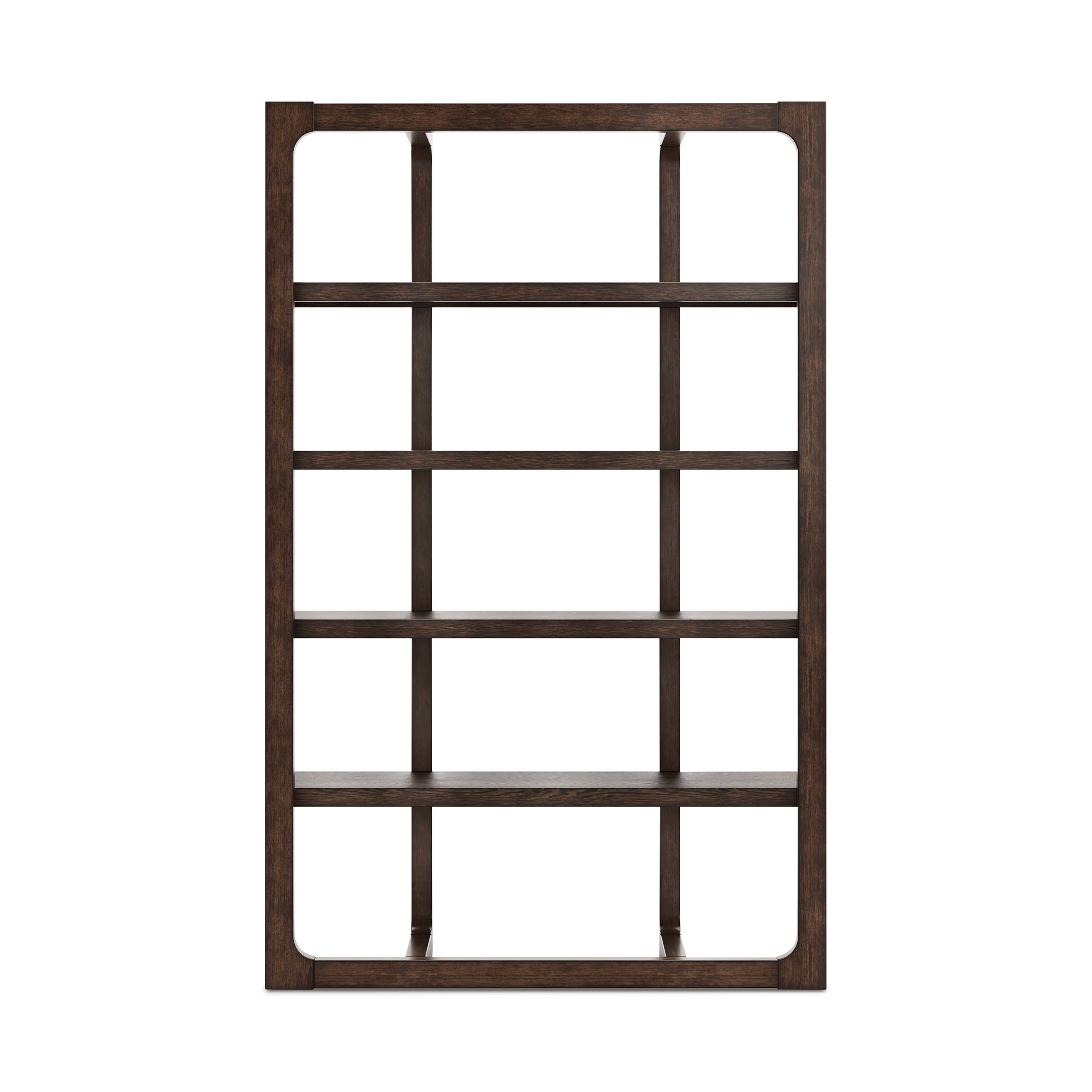 Breckington Dark Brown 76" Bookcase - H556-70