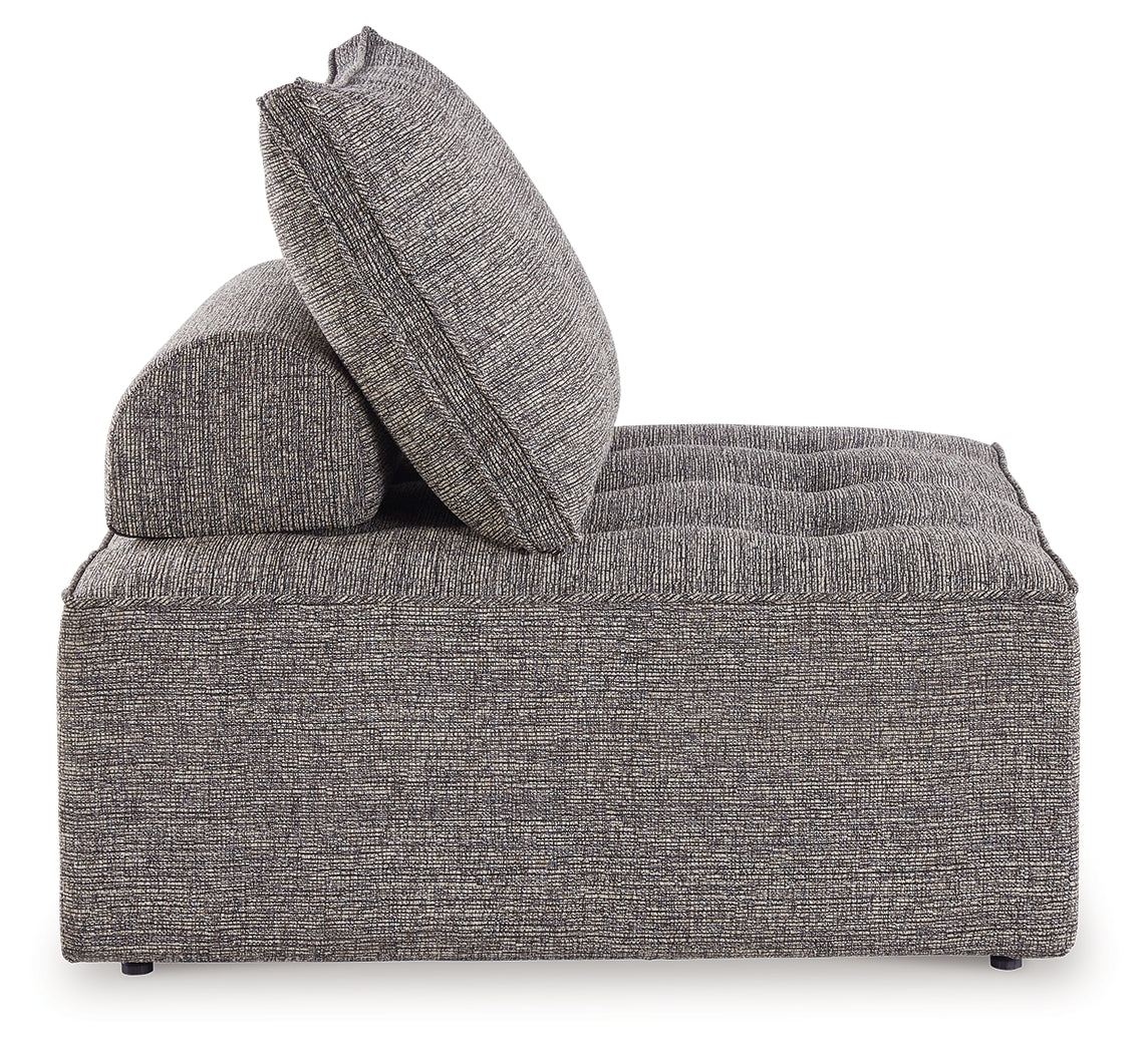 Bree Zee 4-Piece Outdoor Sectional with End Table in Brown - PKG018452