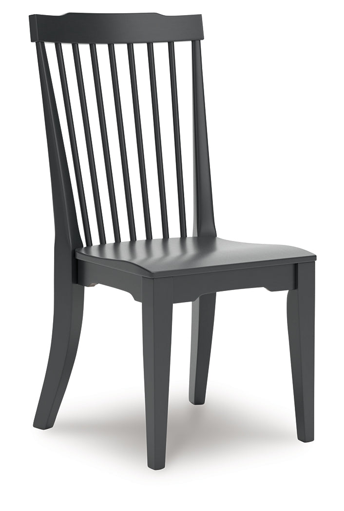 Brenkerton Black Dining Chair, Set of 2 - PCD591-01