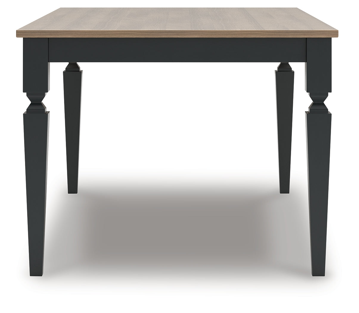 Brenkerton Grayish Brown/Black Dining Table - PCD591-25