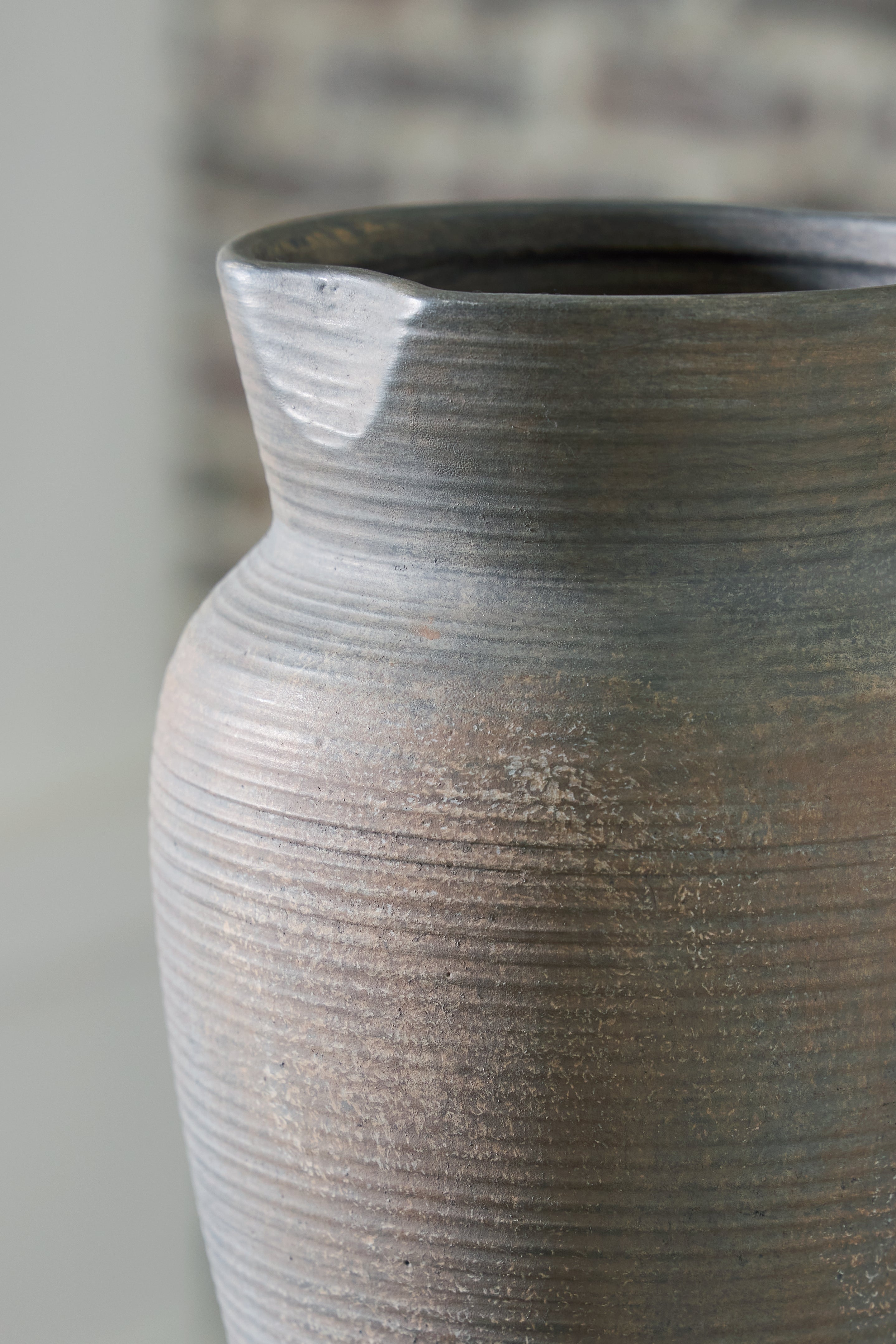 Brickmen Antique Gray Vase - A2000657