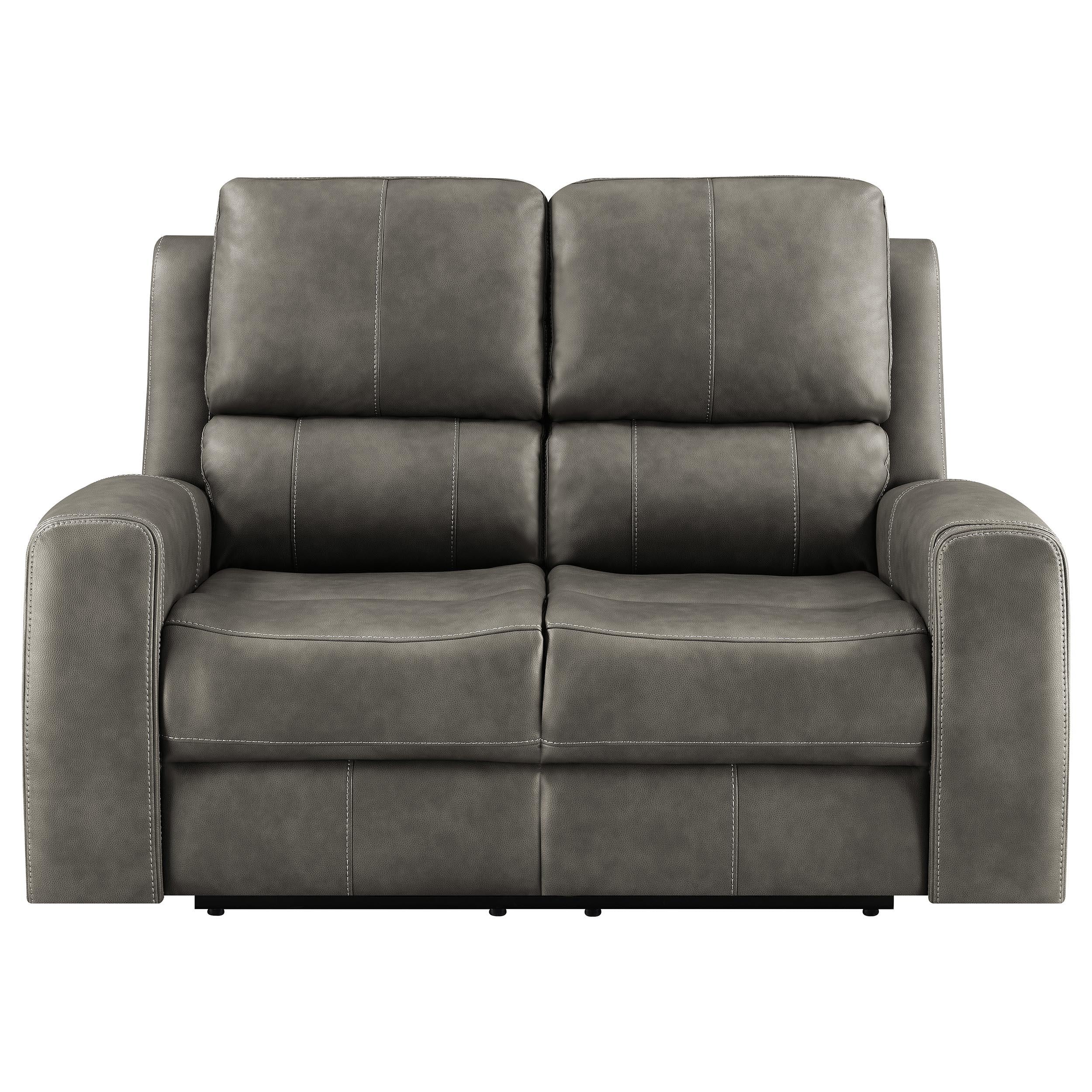 Brickston Triple Power Reclining Loveseat Charcoal - 603432PPP