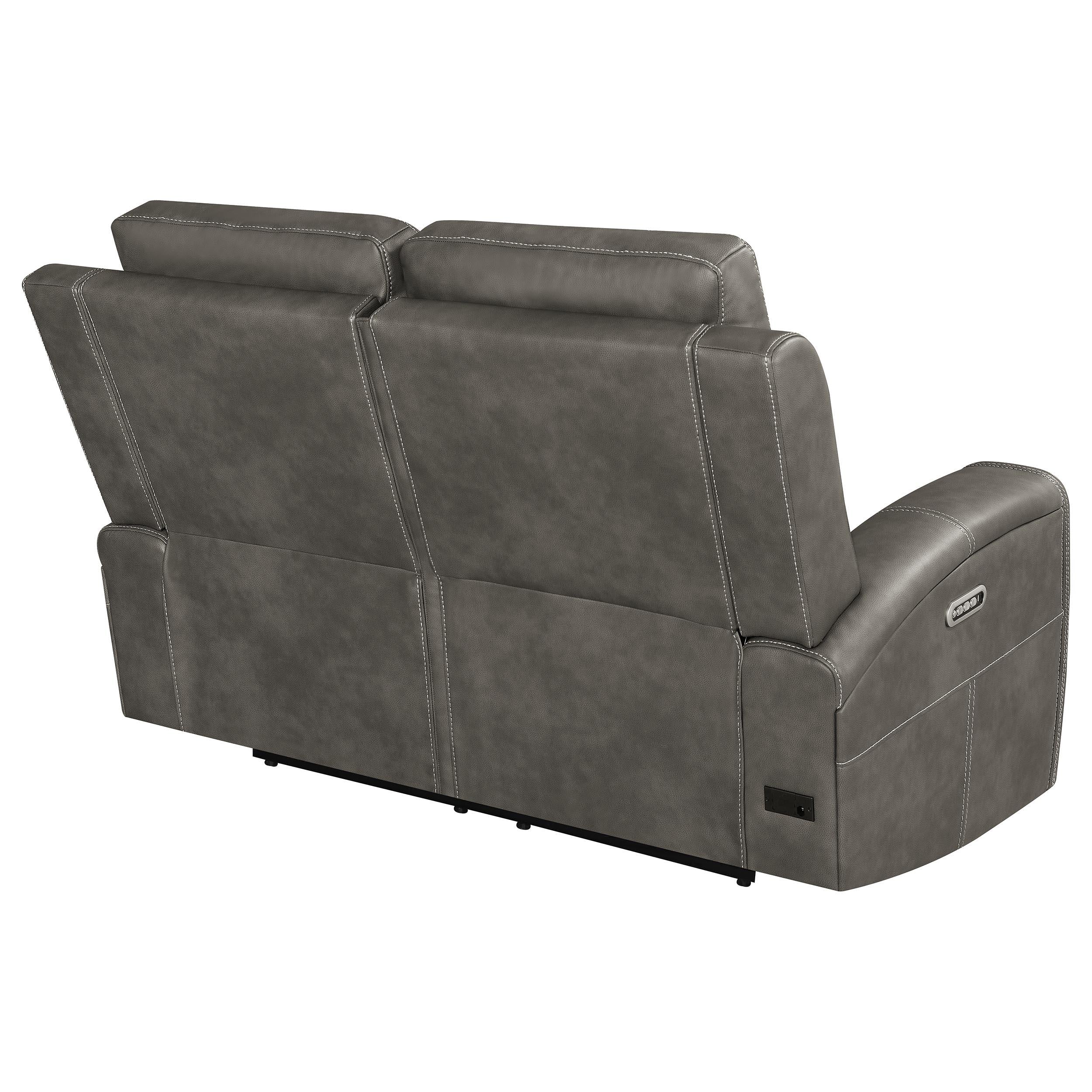 Brickston Triple Power Reclining Loveseat Charcoal - 603432PPP