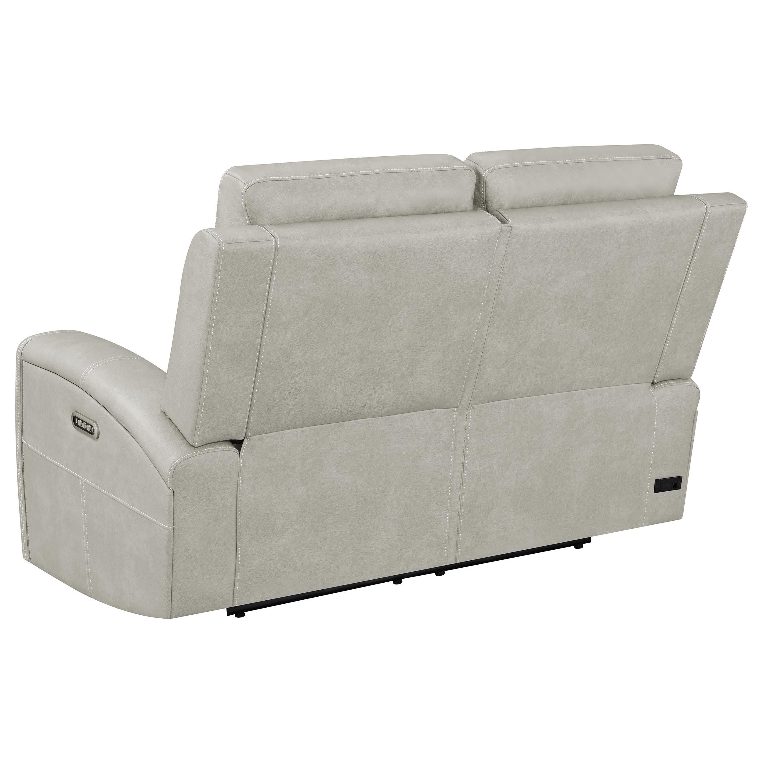 Brickston Triple Power Reclining Loveseat Grey - 603435PPP