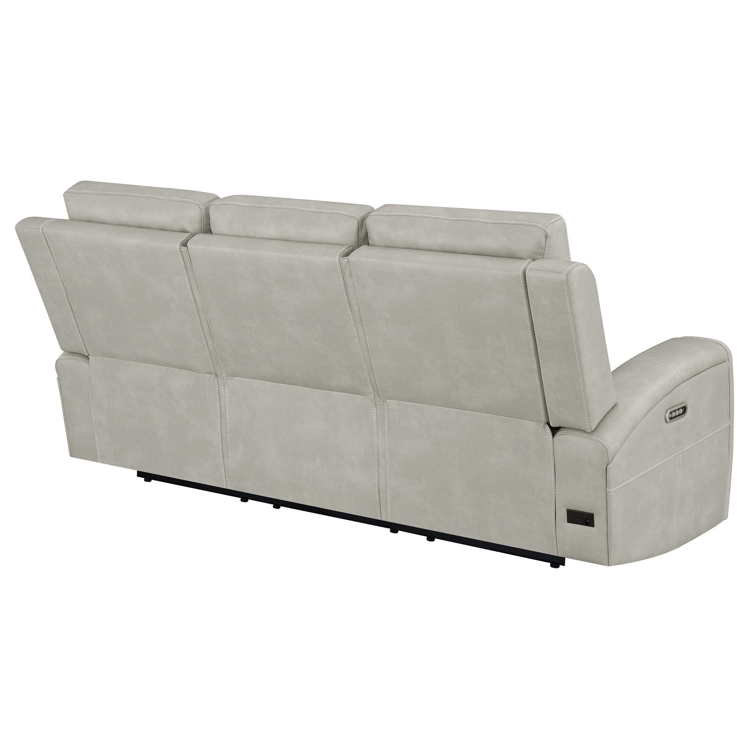 Brickston Triple Power Reclining Sofa Grey - 603434PPP