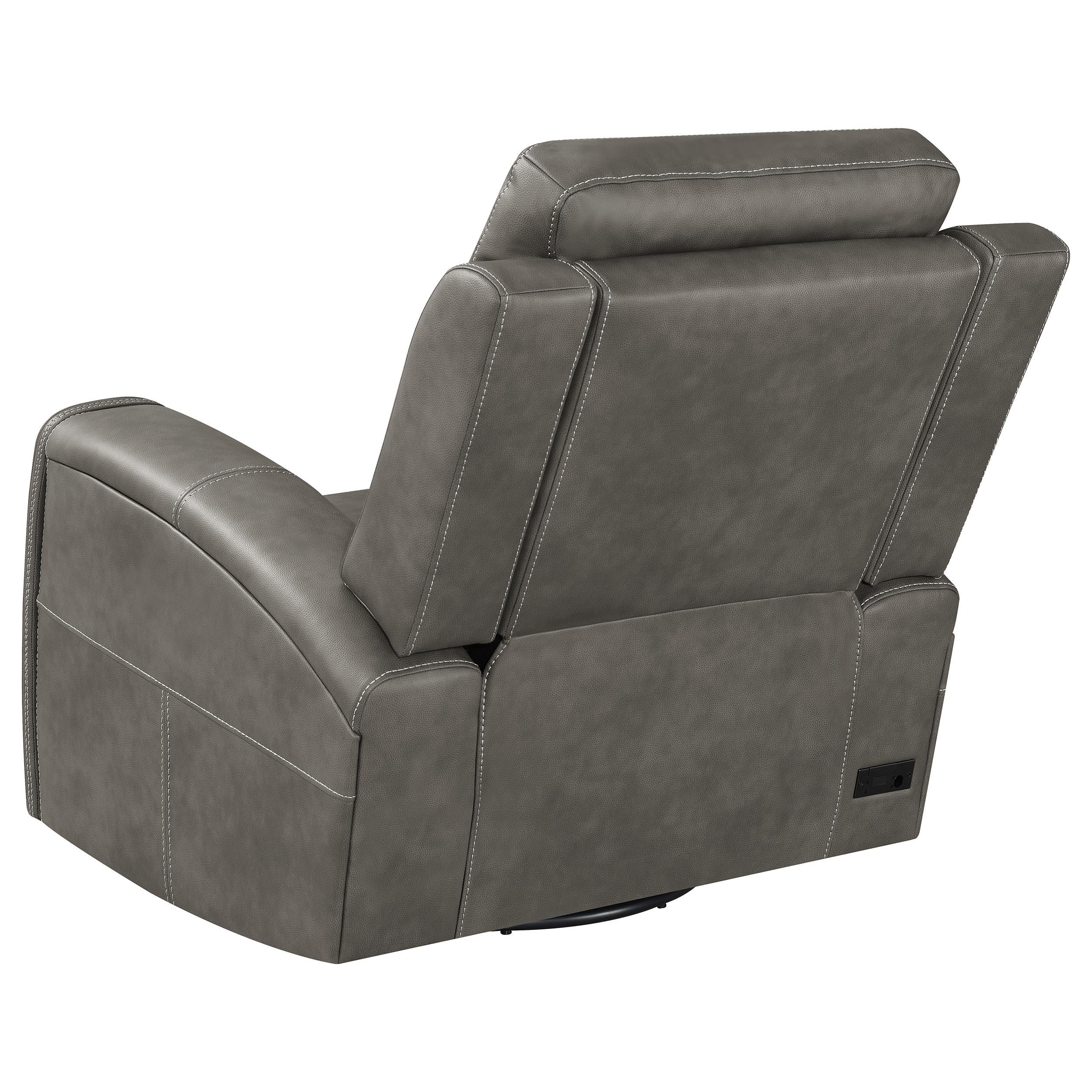 Brickston Triple Power Swivel Glider Recliner Charcoal - 603433PPP