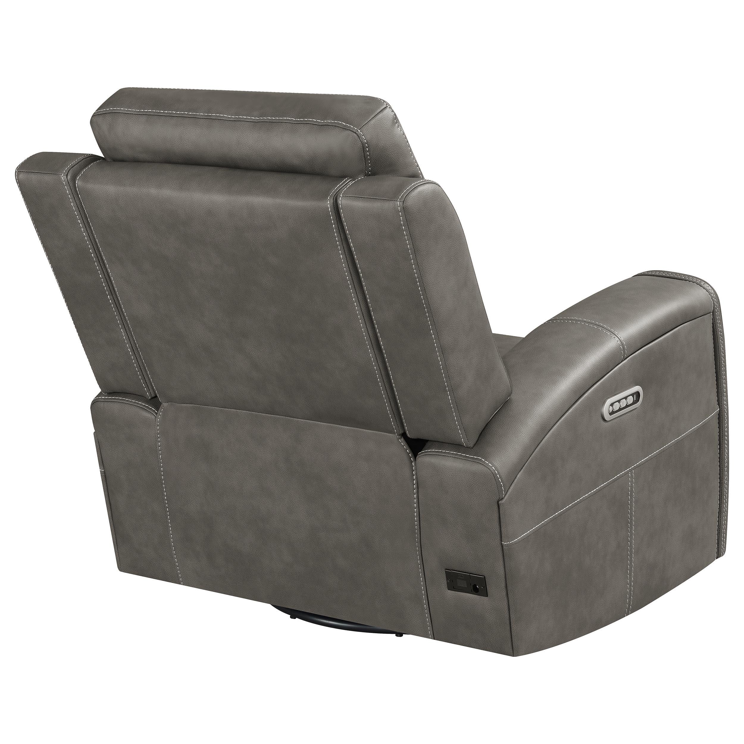 Brickston Triple Power Swivel Glider Recliner Charcoal - 603433PPP