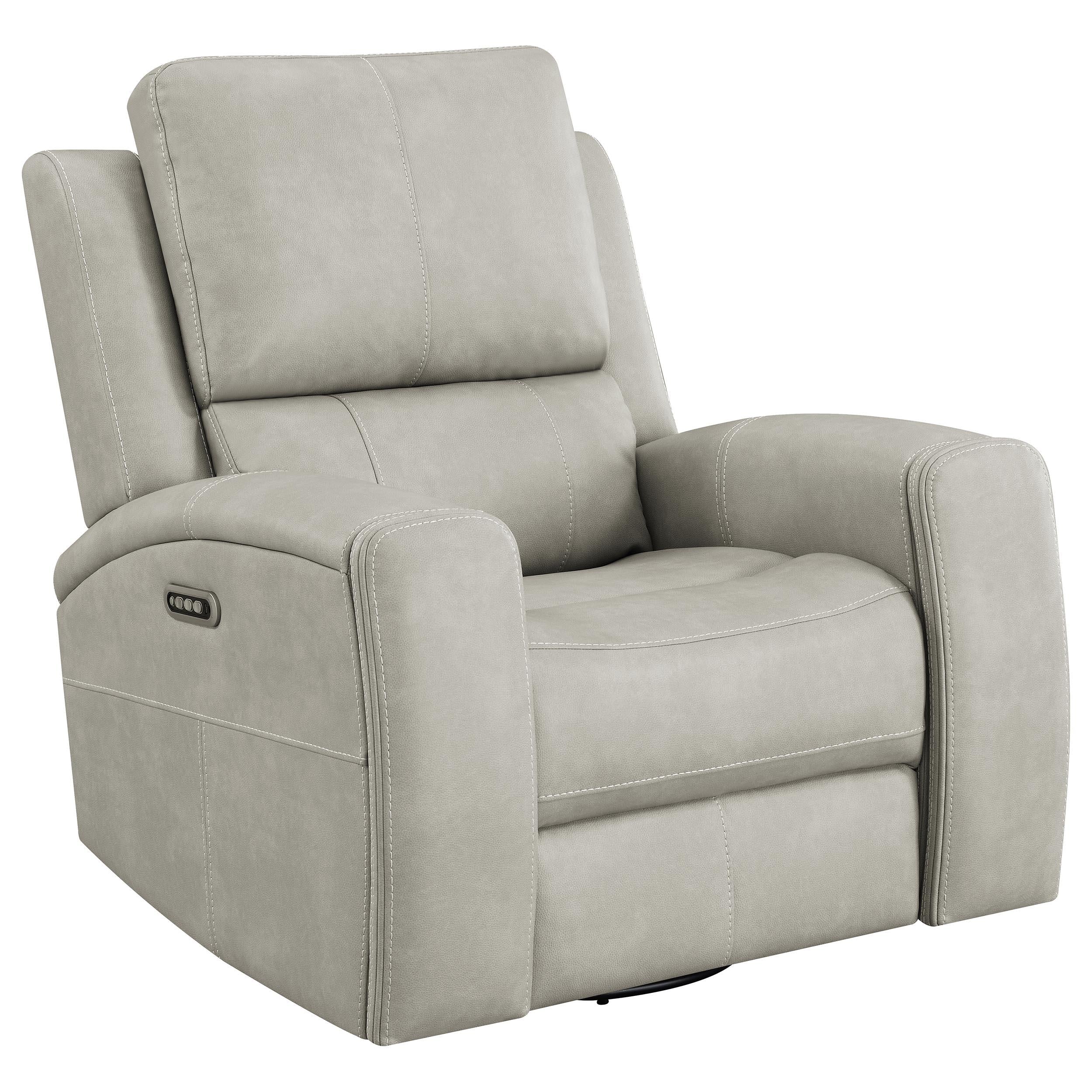Brickston Triple Power Swivel Glider Recliner Grey - 603436PPP