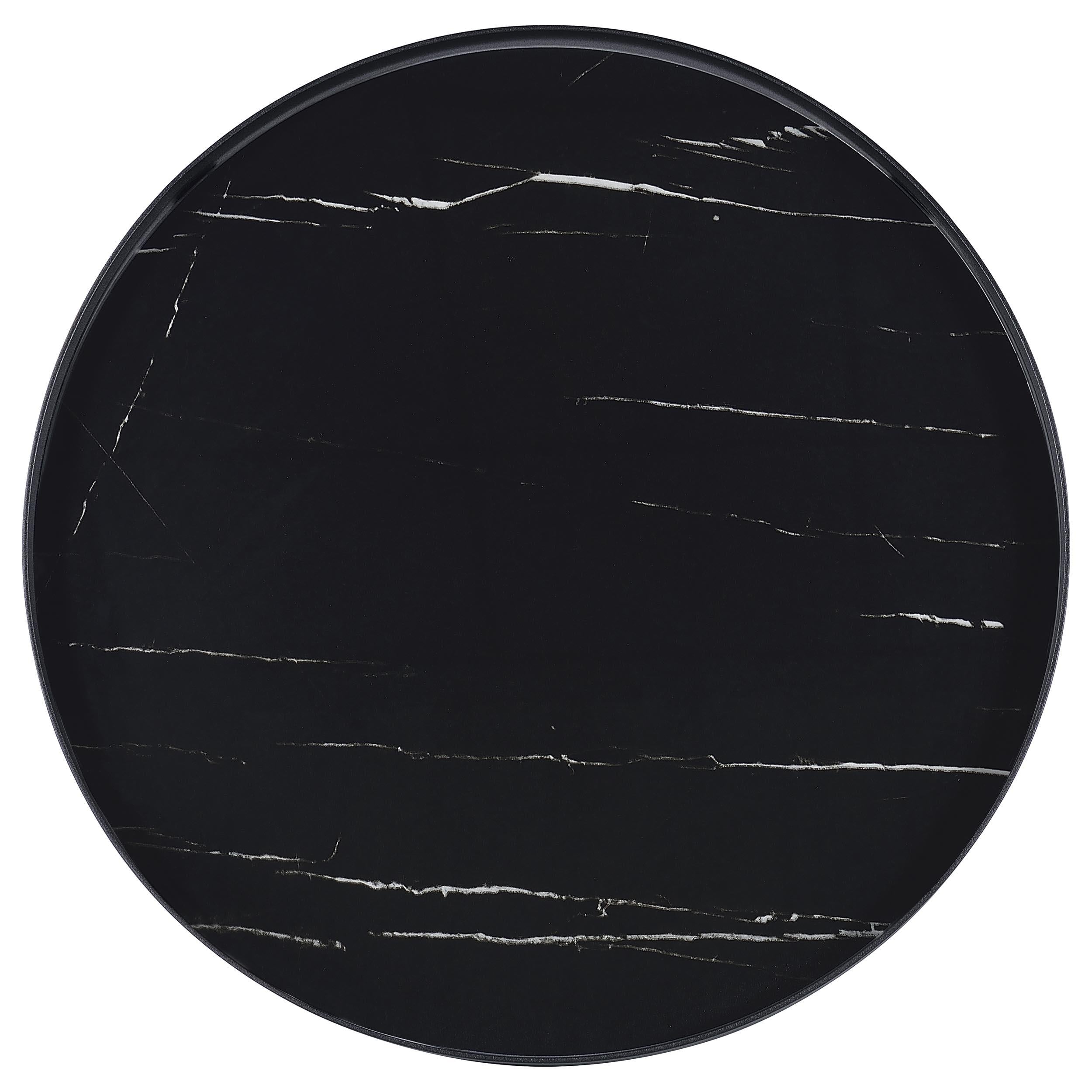 Briggs 2-piece Round Coffee and End Table Set Black - 706268-S2