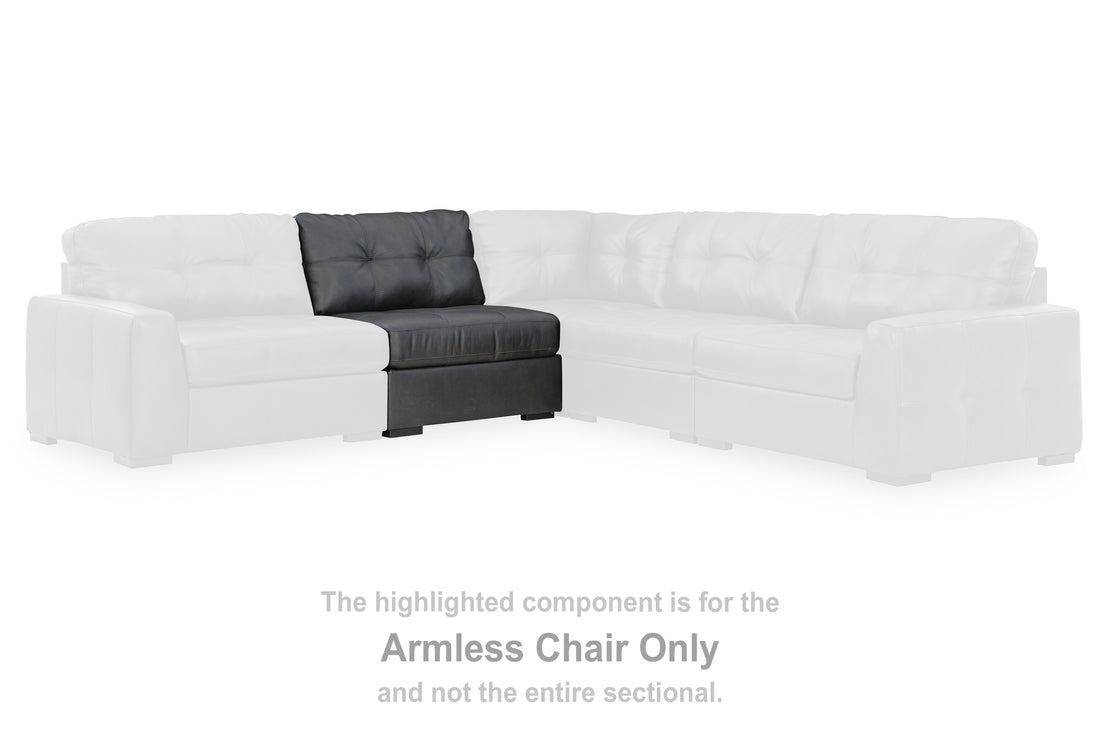 Brindley Pier Fog Armless Chair - 9950346