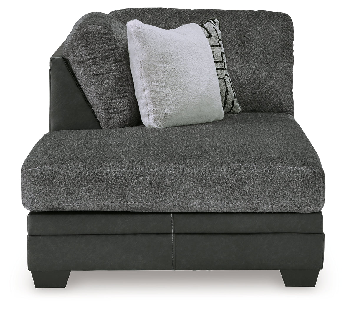 Brixley Pier Graphite Left-Arm Facing Corner Chaise - 2990616