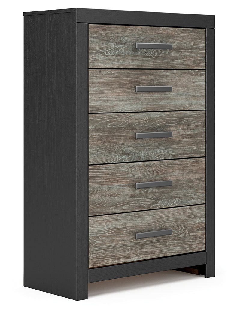 Broachmyn Black/Gray Chest of Drawers - PCB1118-46