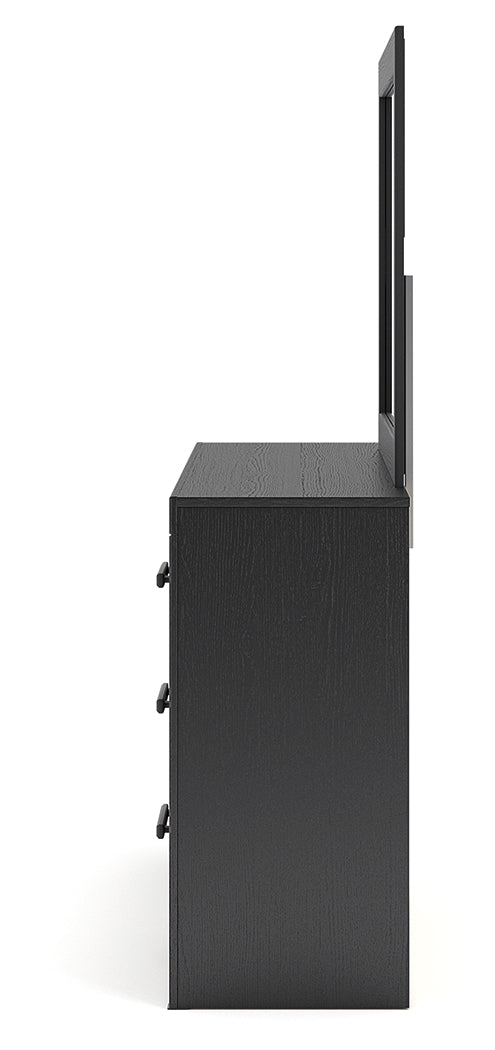 Broachmyn Black/Gray Dresser and Mirror - PCB1118B1