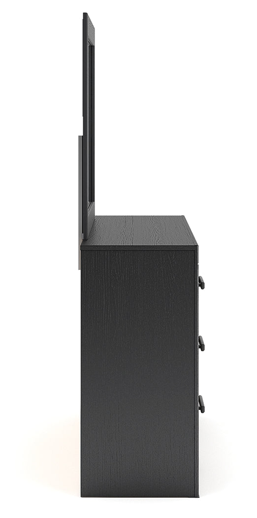 Broachmyn Black/Gray Dresser and Mirror - PCB1118B1