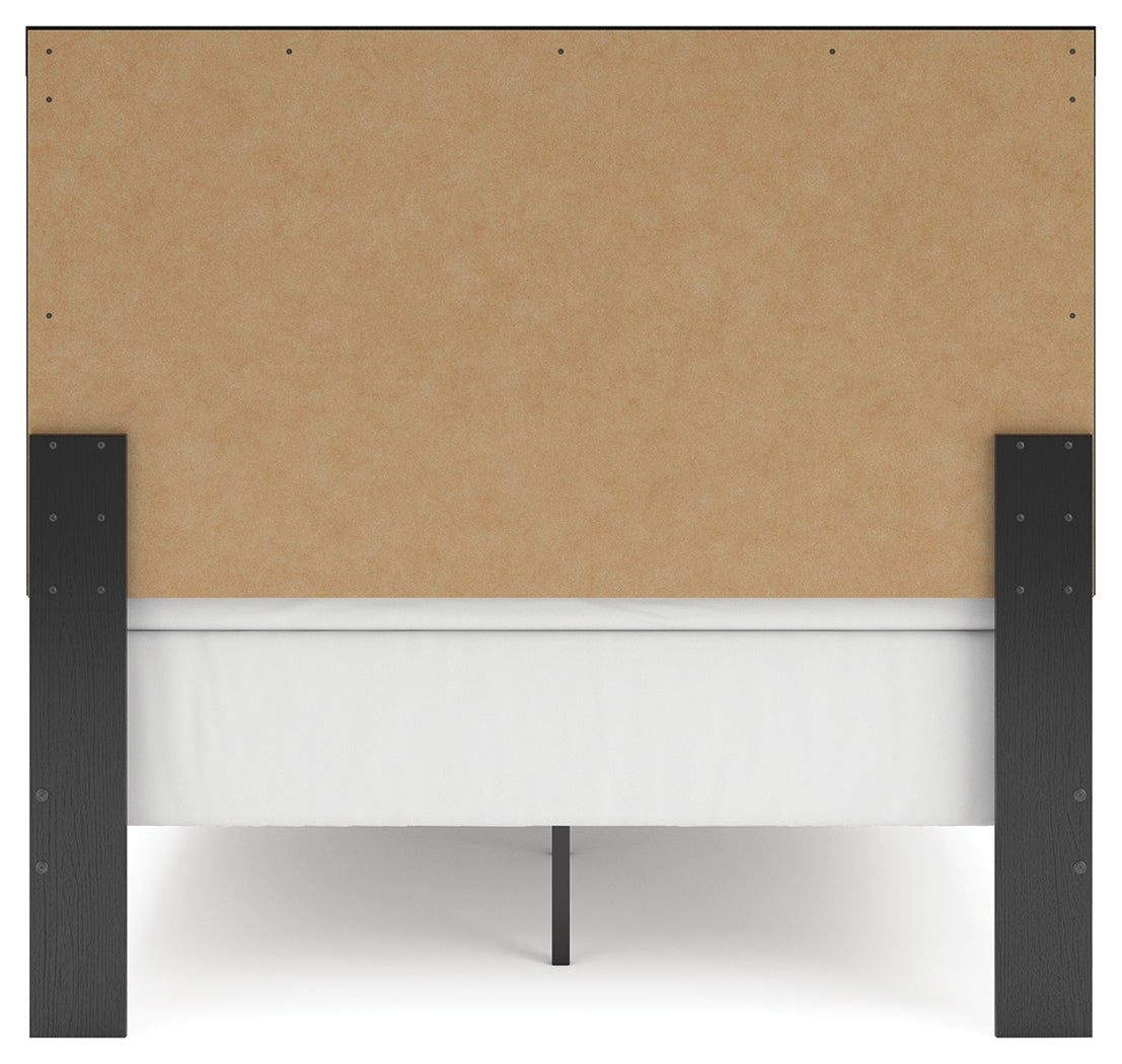 Broachmyn Black/Gray Full Panel Bed - PCB1118B9