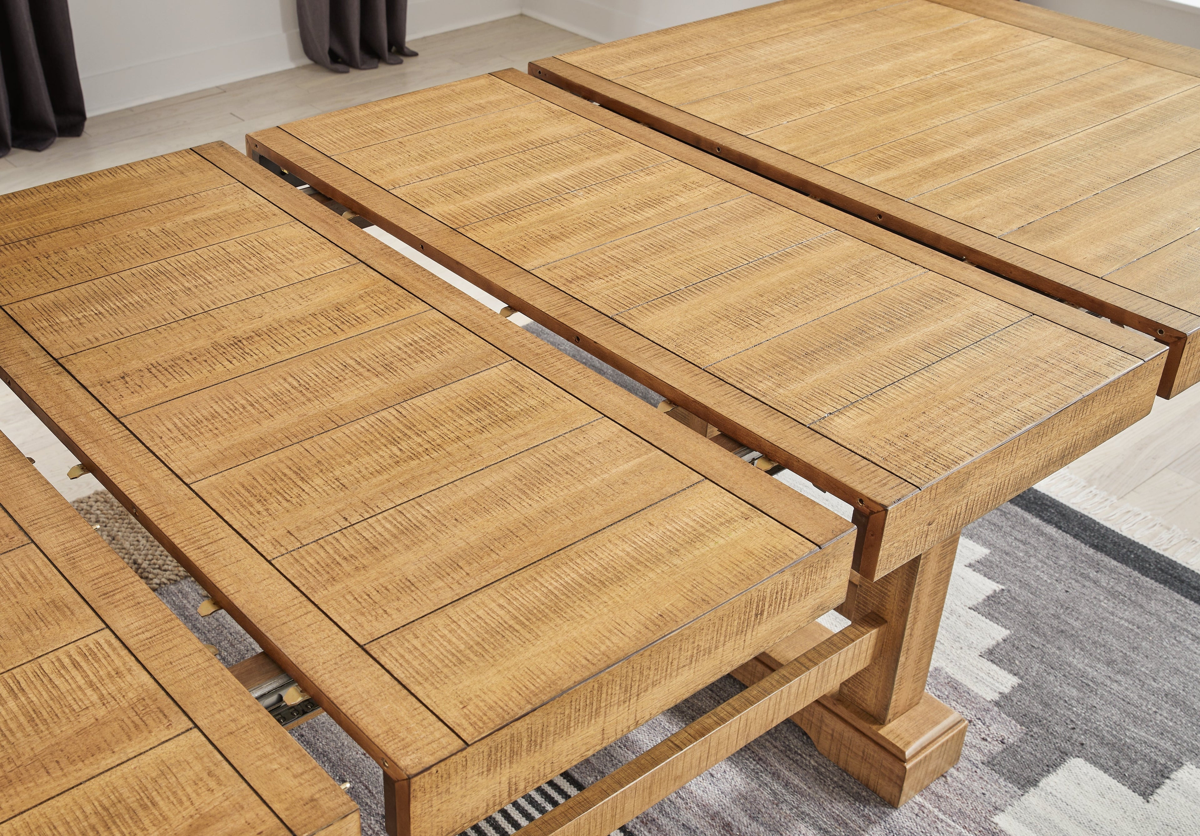 Havonplane Counter Height Dining Table and 8 Barstools in Brown from Ashley - Luna Furniture