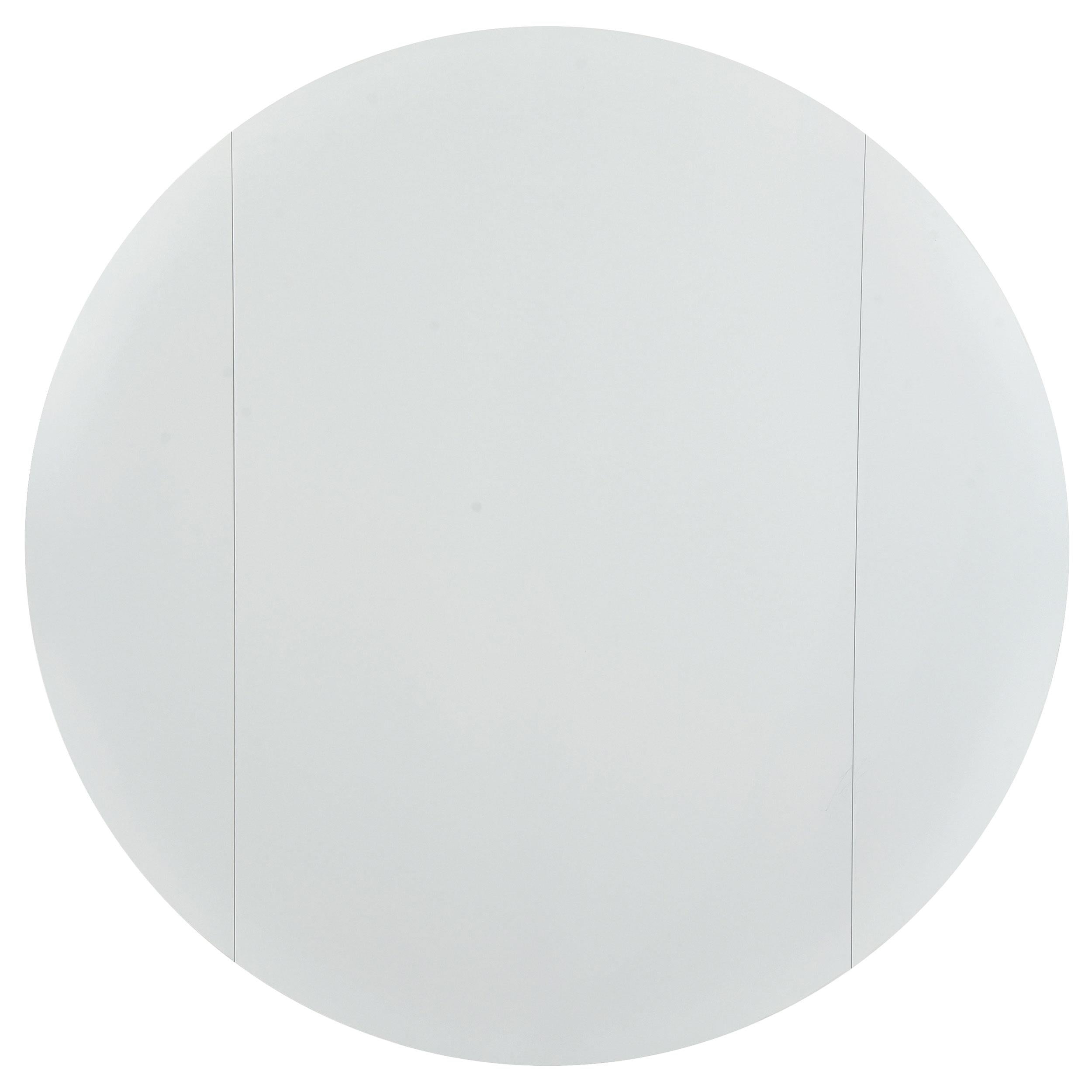 Bucknell 3-piece Round Drop Leaf Dining Table Set White - 130005WHT