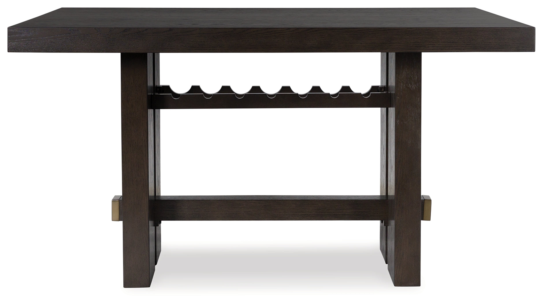 Burkhaus Dark Brown Counter Height Dining Table - D984-32 - Bien Home Furniture & Electronics