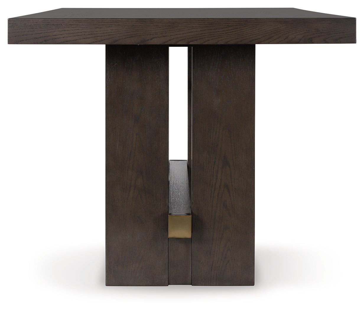Burkhaus Dark Brown Counter Height Dining Table - D984-32 - Bien Home Furniture & Electronics