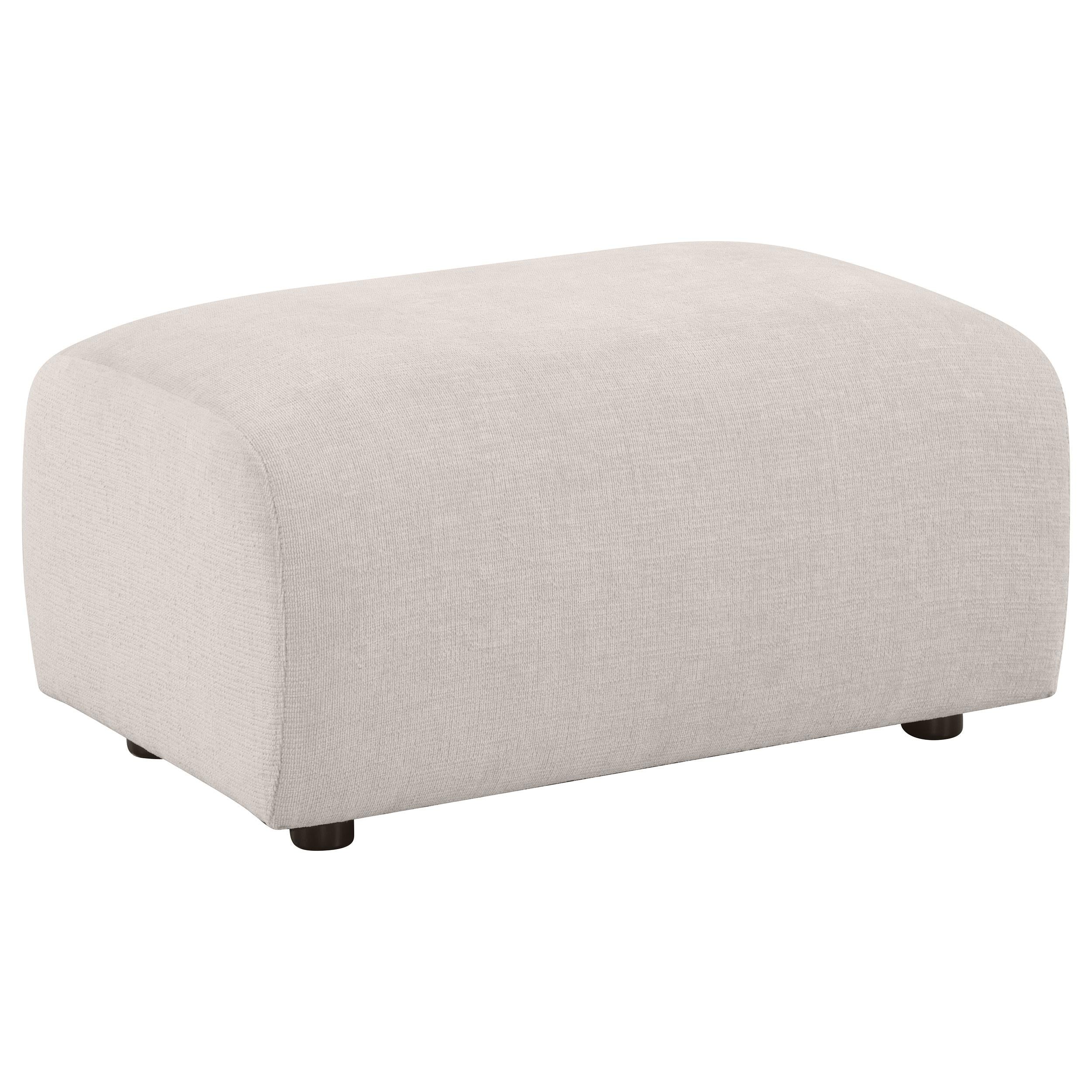 Burnett 4-piece Chenille Upholstered Sofa Set Ivory - 504955-S4
