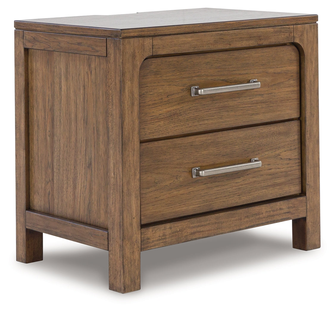 Cabalynn Light Brown Panel Storage Bedroom Set from Ashley - Luna Furniture
