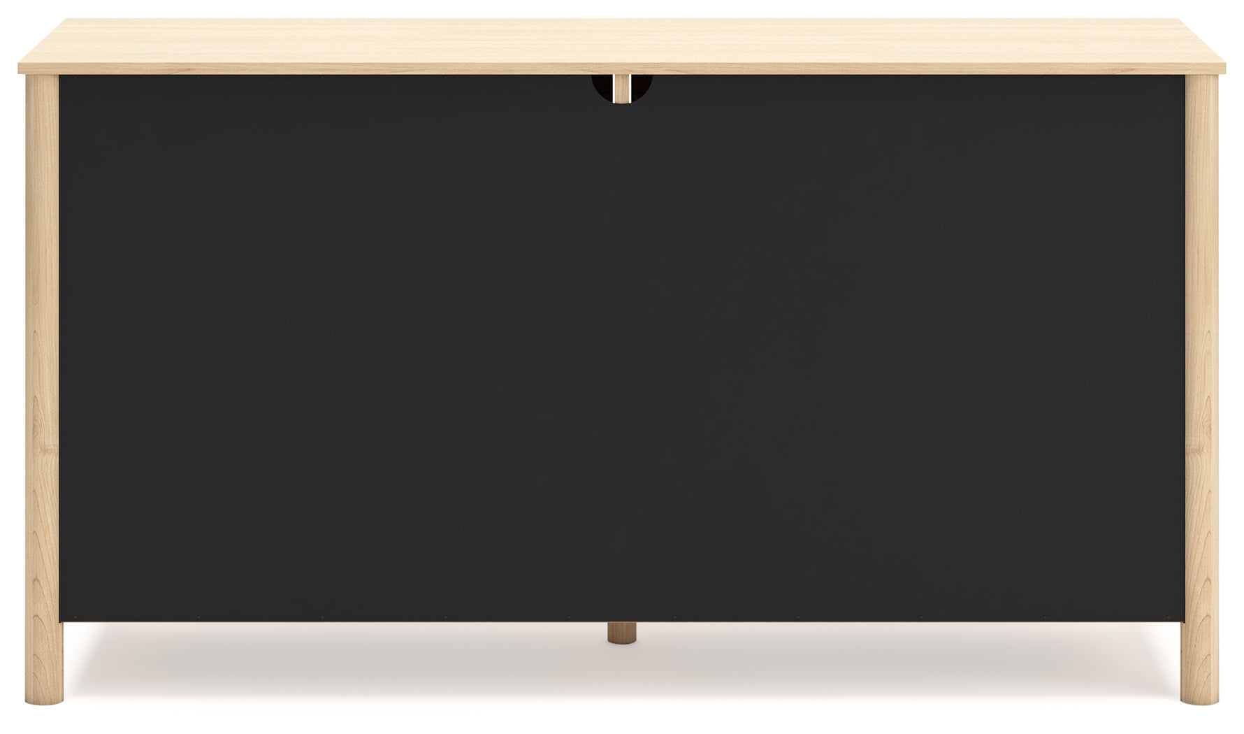 Cabinella Full Platform Bed with Dresser and 2 Nightstands in Tan - PKG017220