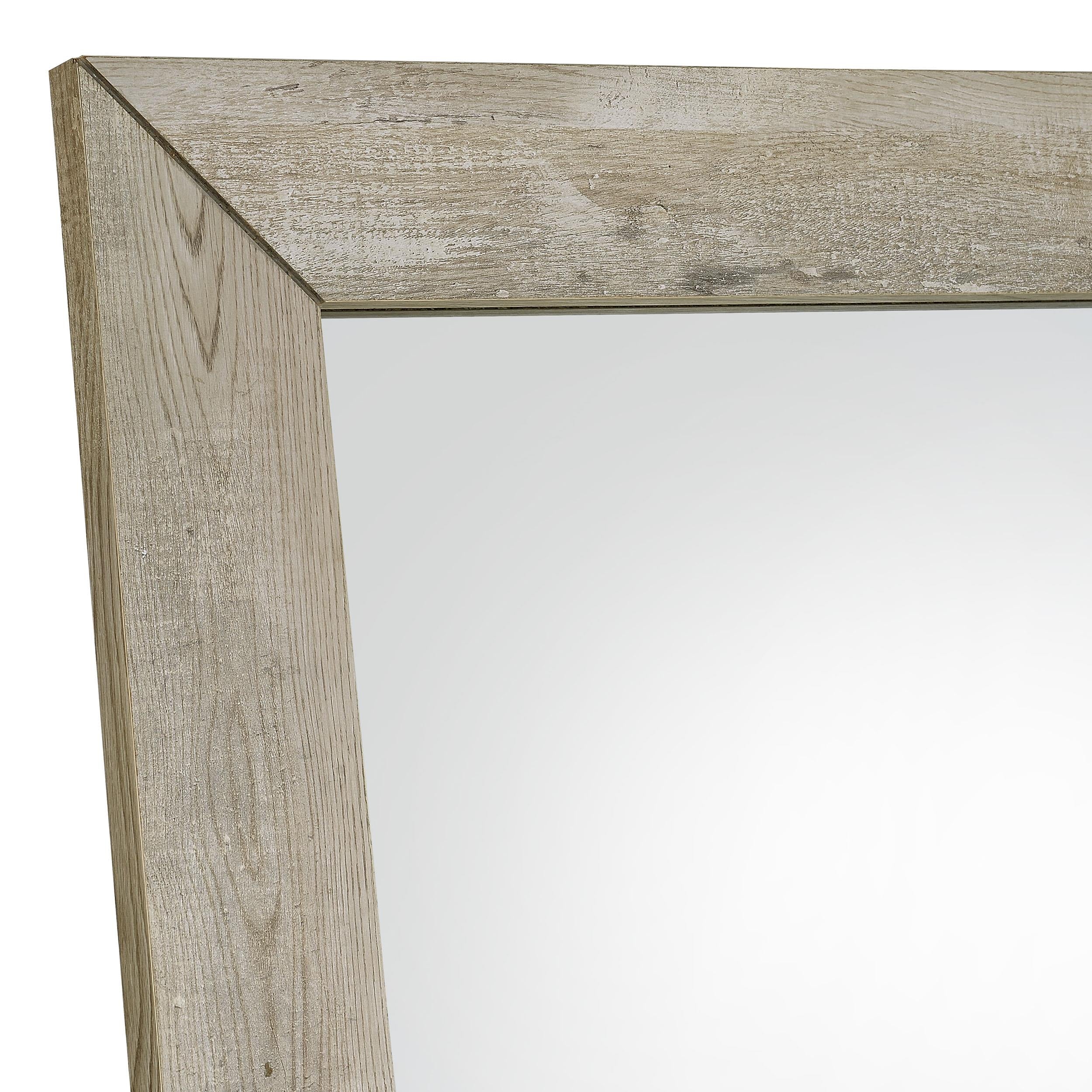 Cadence Tempered Glass Full Length Standing Mirror Grey Washed Oak - 961655