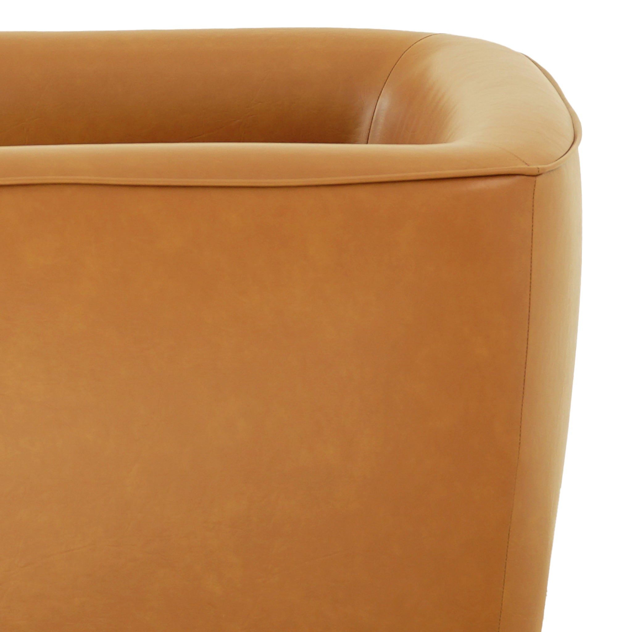 Callan Swivel Chair - Vegan Tan Leather - SCH00500901
