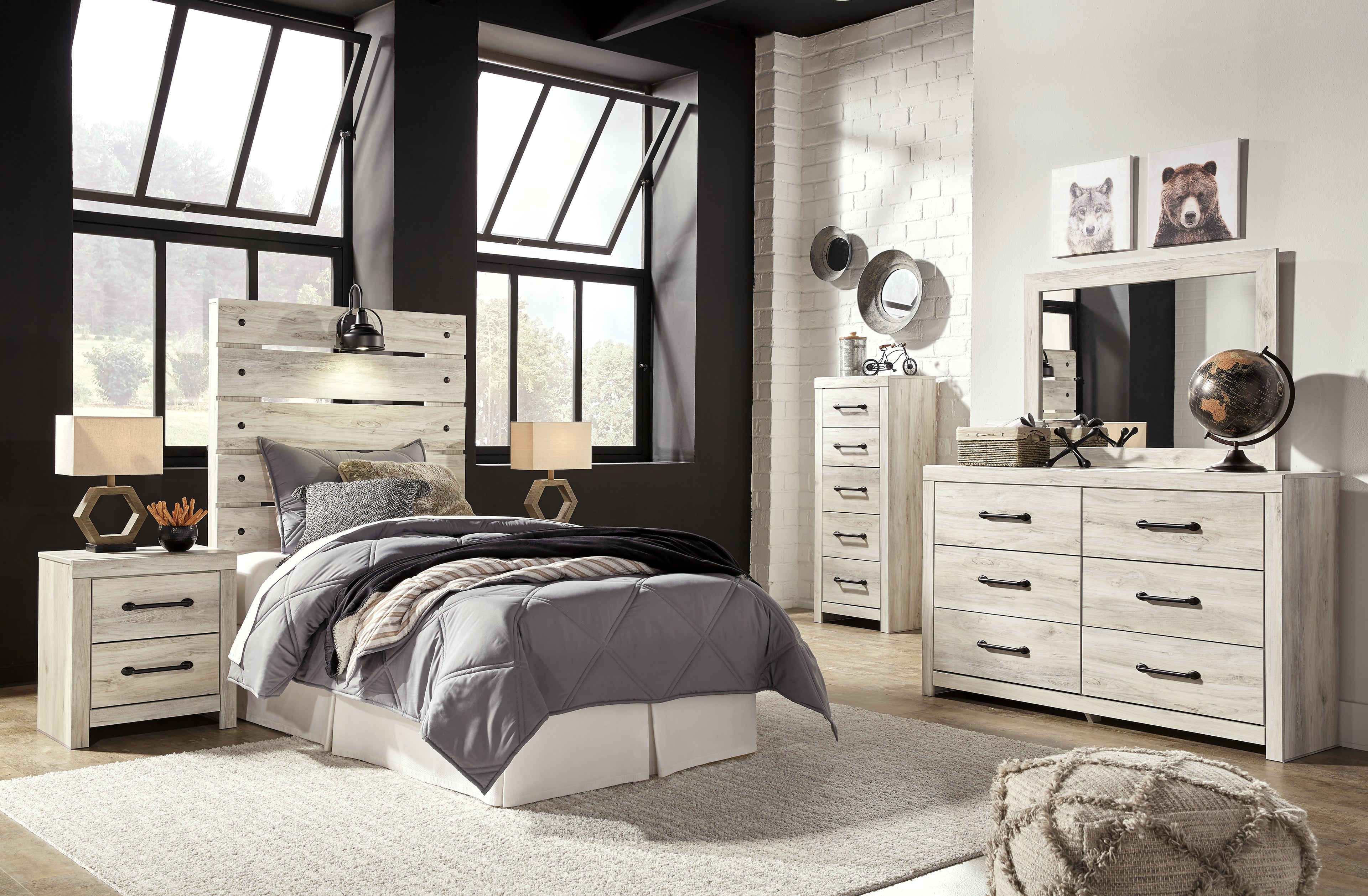 Cambeck Queen Panel Storage Bed, Dresser, Chest and 2 Nightstands - B192B120