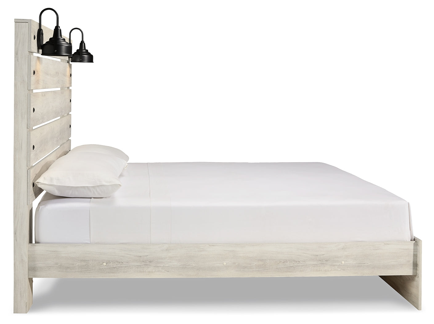 Cambeck Whitewash King Panel Bed, Dresser, Chest and 2 Nightstands - B192B112