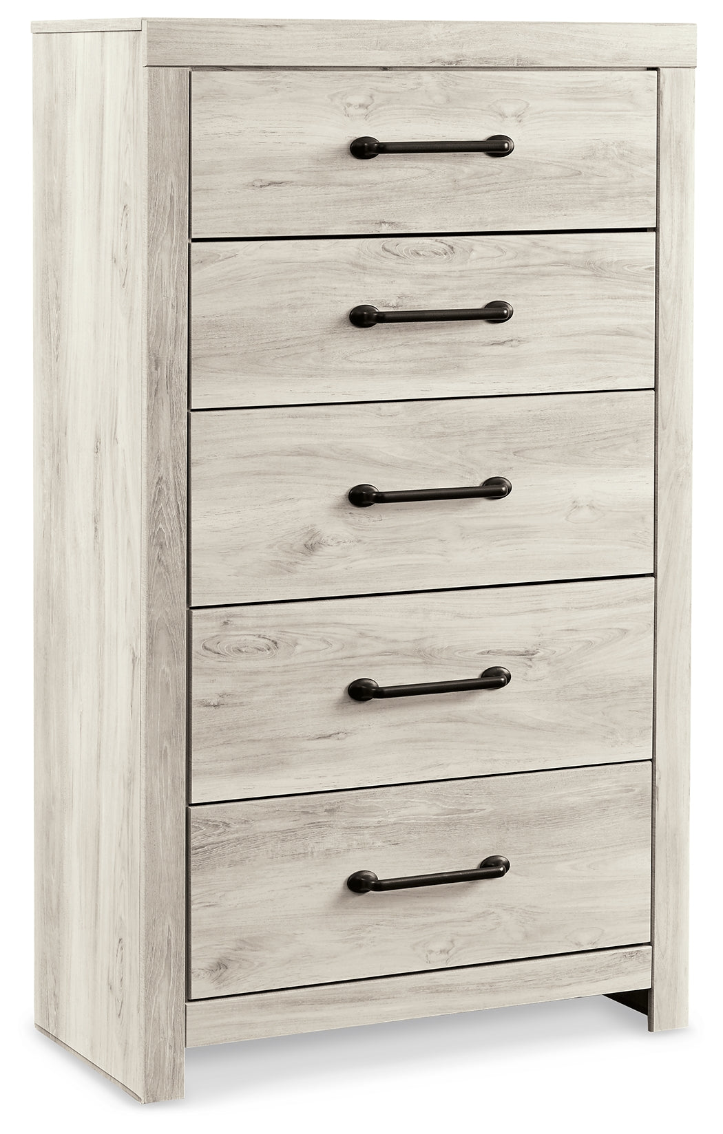 Cambeck Whitewash King Panel Bed, Dresser, Chest and 2 Nightstands - B192B112