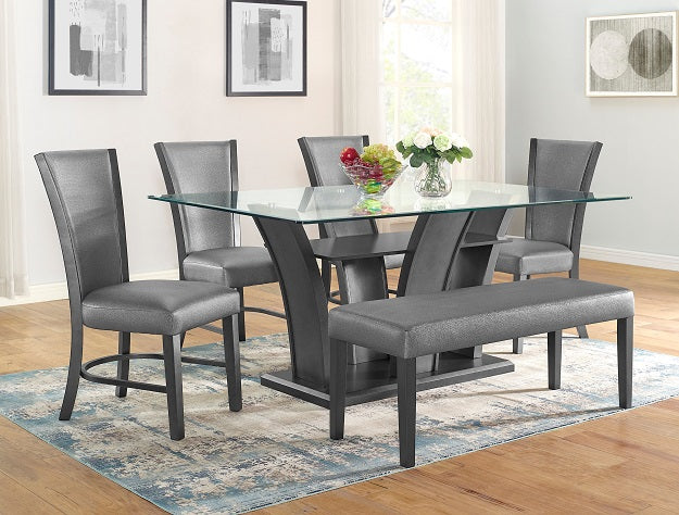 Camelia Gray/Gray Dining Table Base - 1216T-4272-BSL