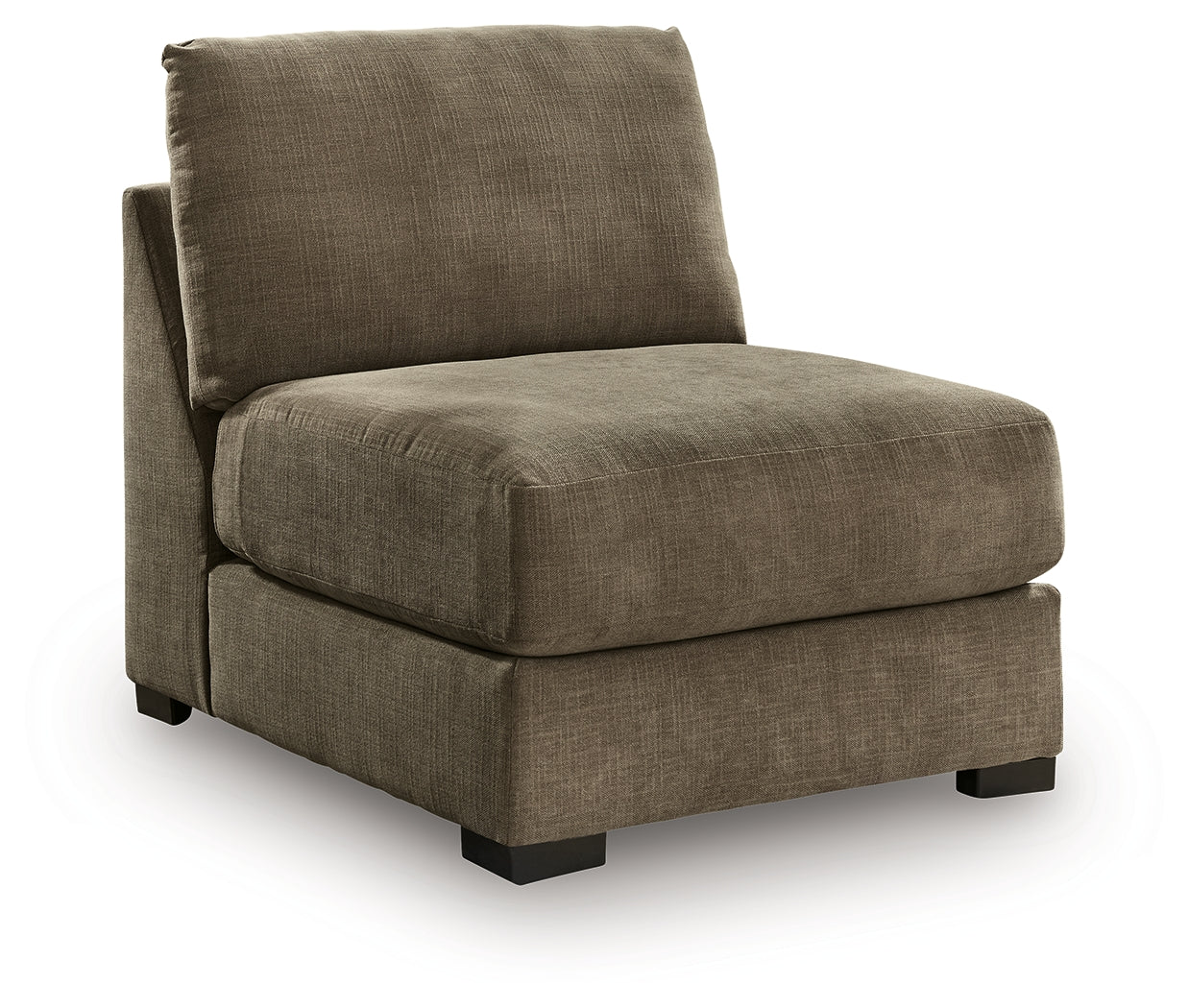 Camellia-Court Coffee Armless Chair - 6820746