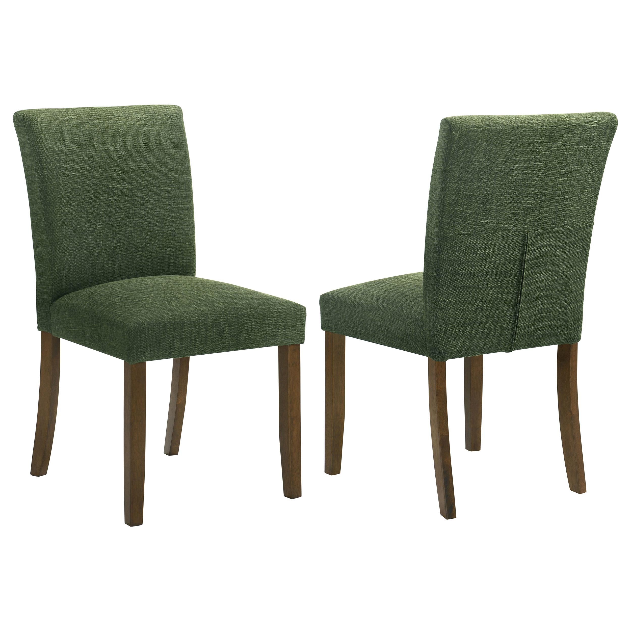 Cantley Upholstered Dining Side Chair Green (Set of 2) - 106378