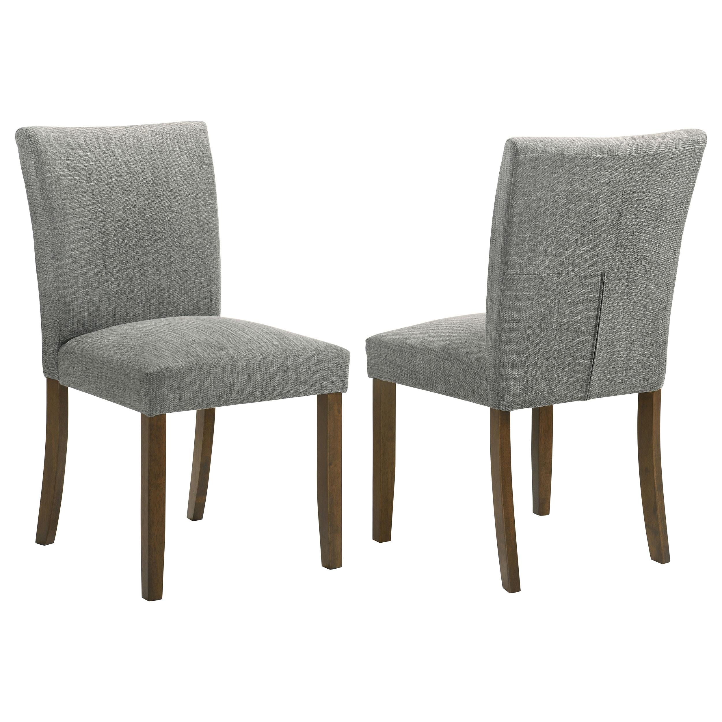 Cantley Upholstered Dining Side Chair Grey (Set of 2) - 106379