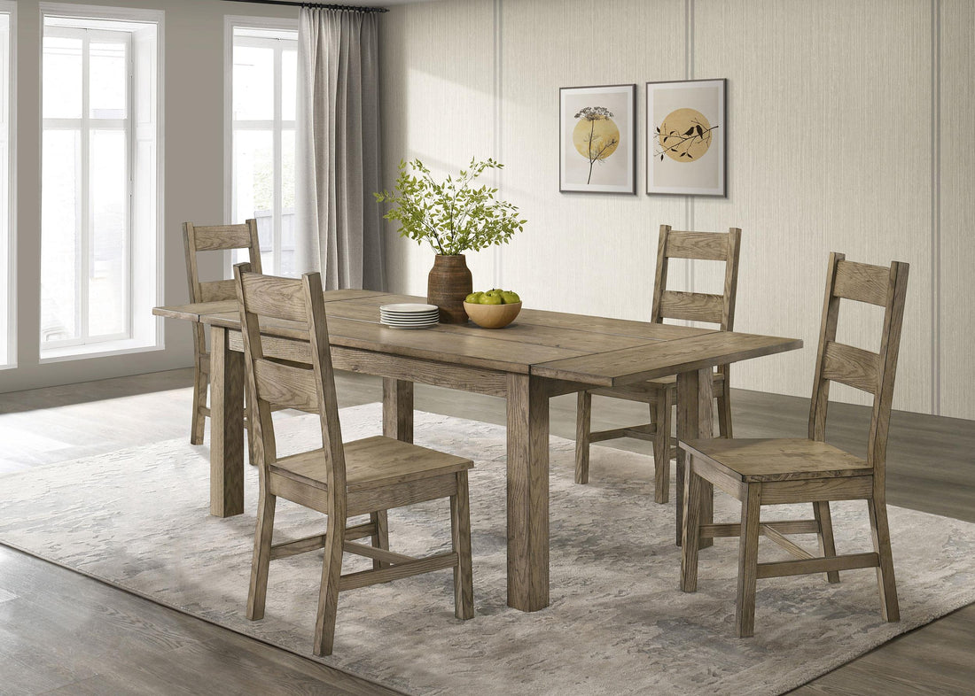 Cardova 5-piece Extension Table Dining Set Vineyard Oak - 192921-S5
