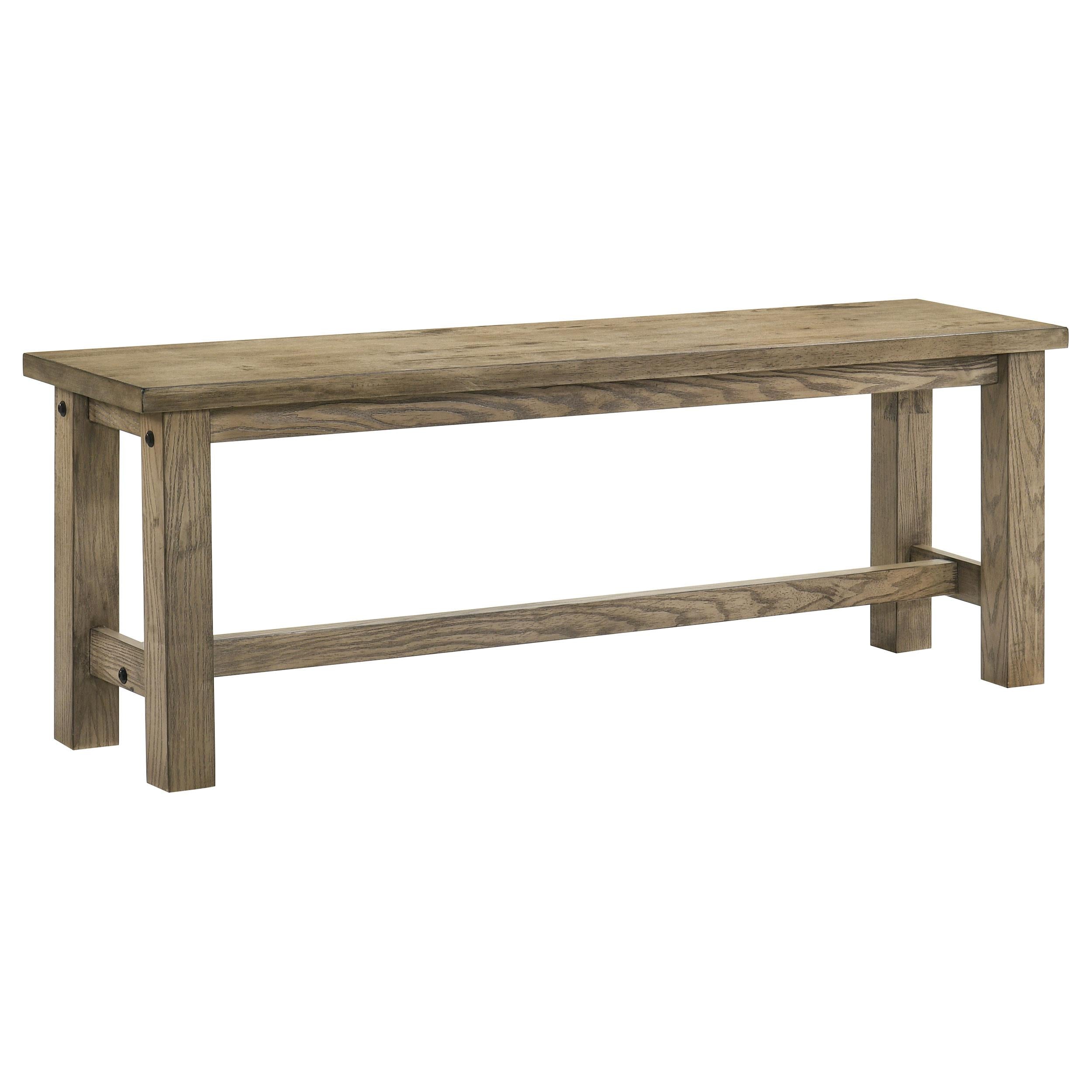 Cardova 51-inch Solid Wood Dining Bench Vineyard Oak - 192923