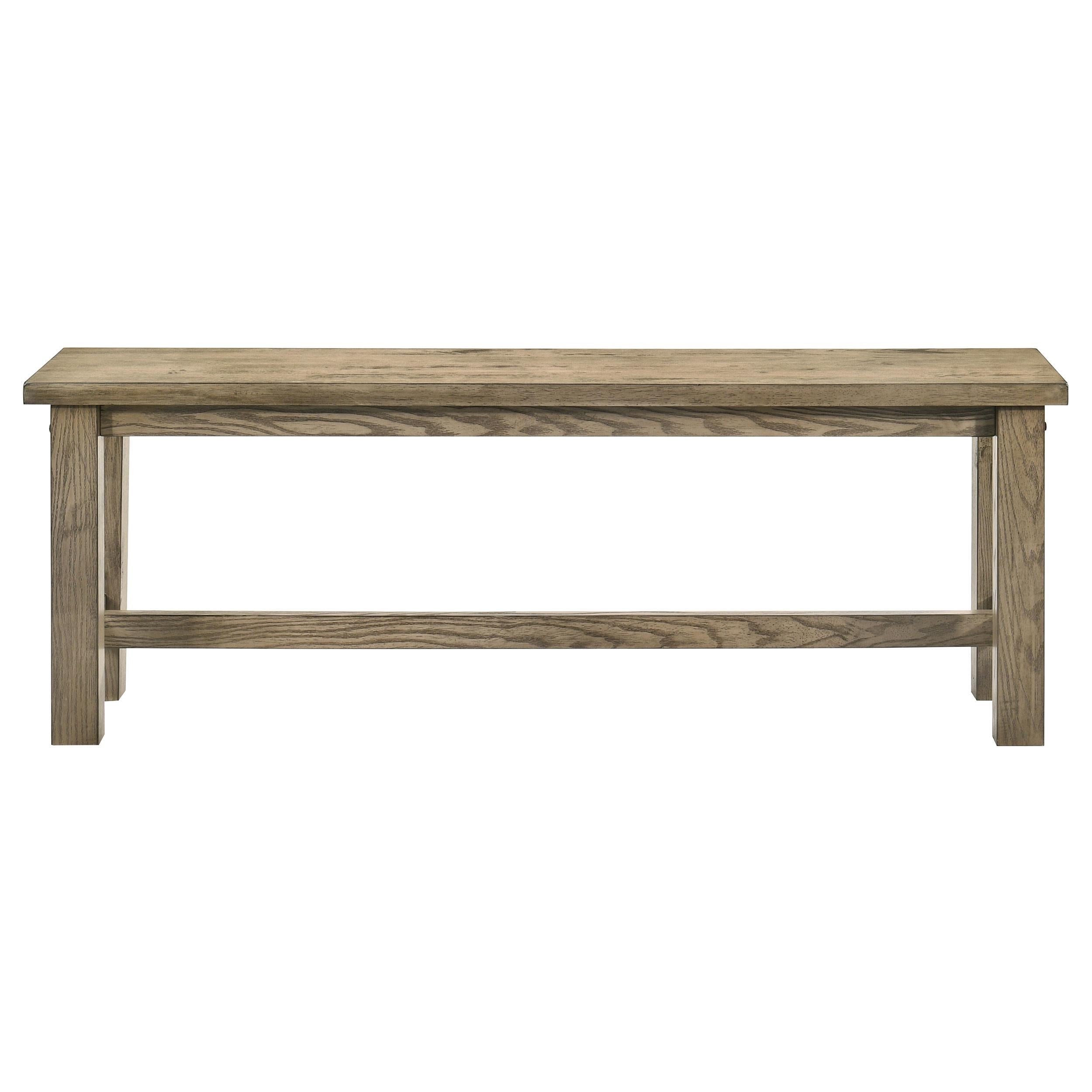 Cardova 51-inch Solid Wood Dining Bench Vineyard Oak - 192923