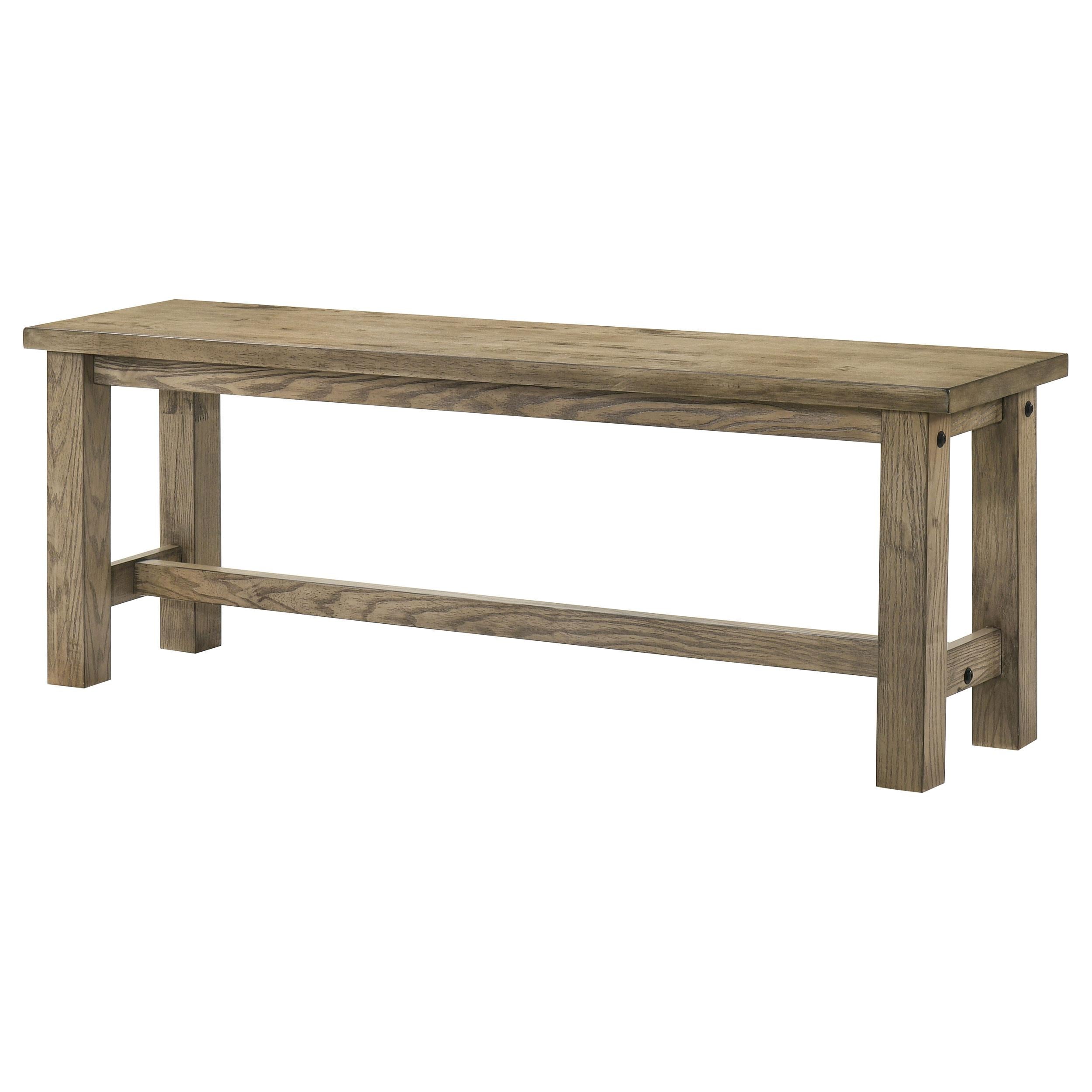 Cardova 51-inch Solid Wood Dining Bench Vineyard Oak - 192923