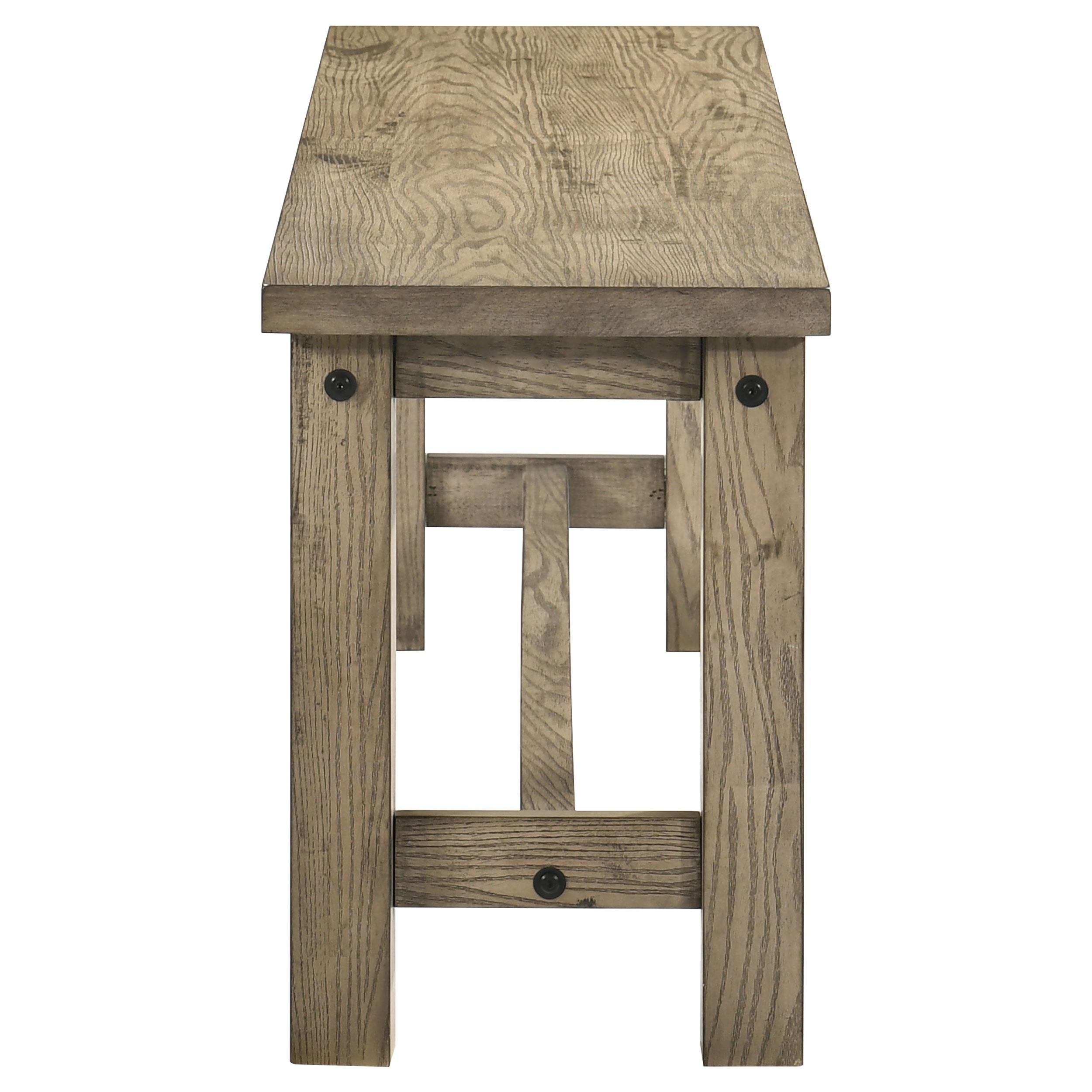 Cardova 51-inch Solid Wood Dining Bench Vineyard Oak - 192923