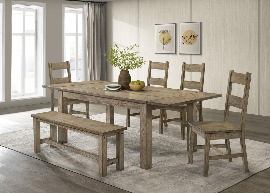 Cardova 6-piece Extension Table Dining Set Vineyard Oak - 192921-S6