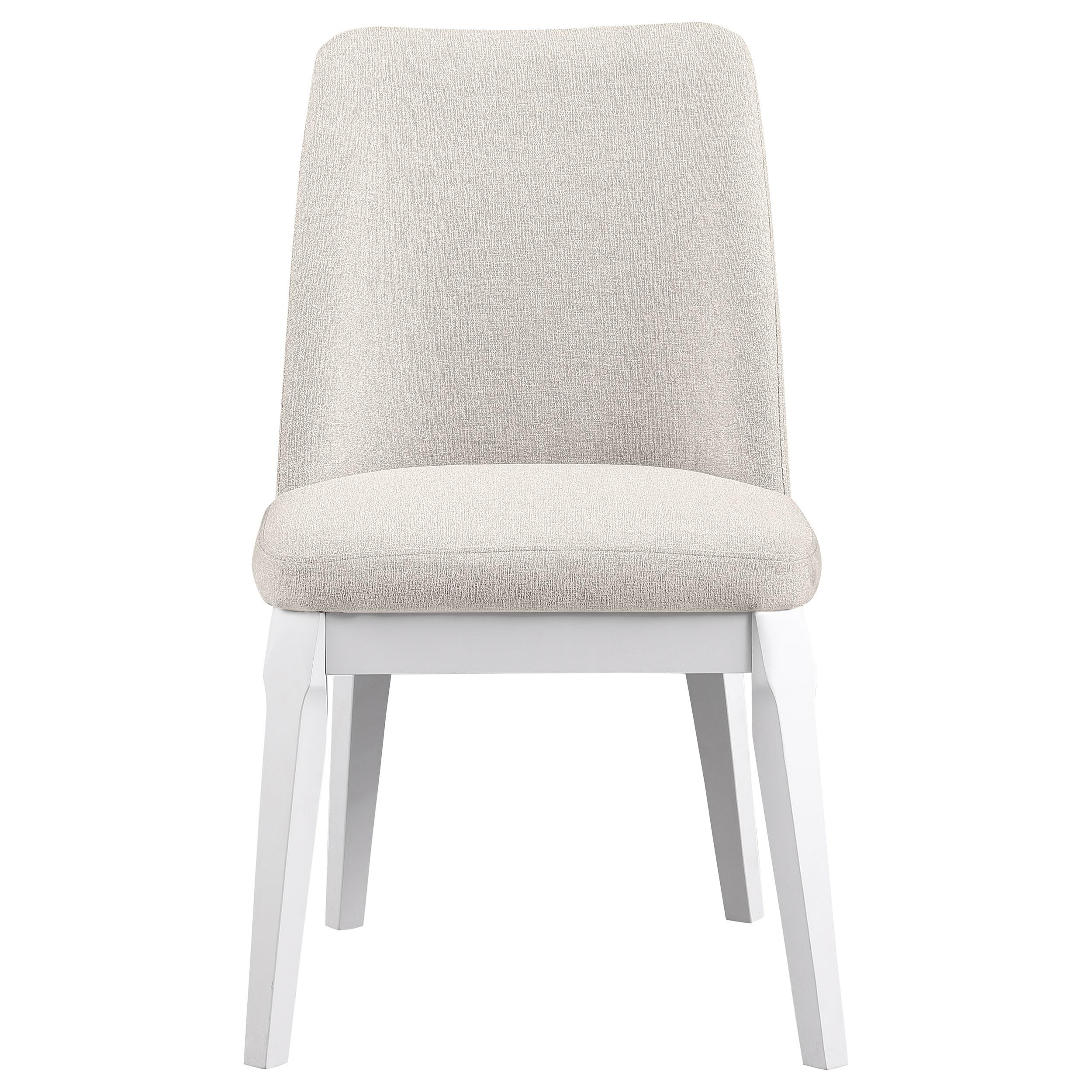 Carissa Upholstered Dining Side Chair Beige (Set of 2) - 108302
