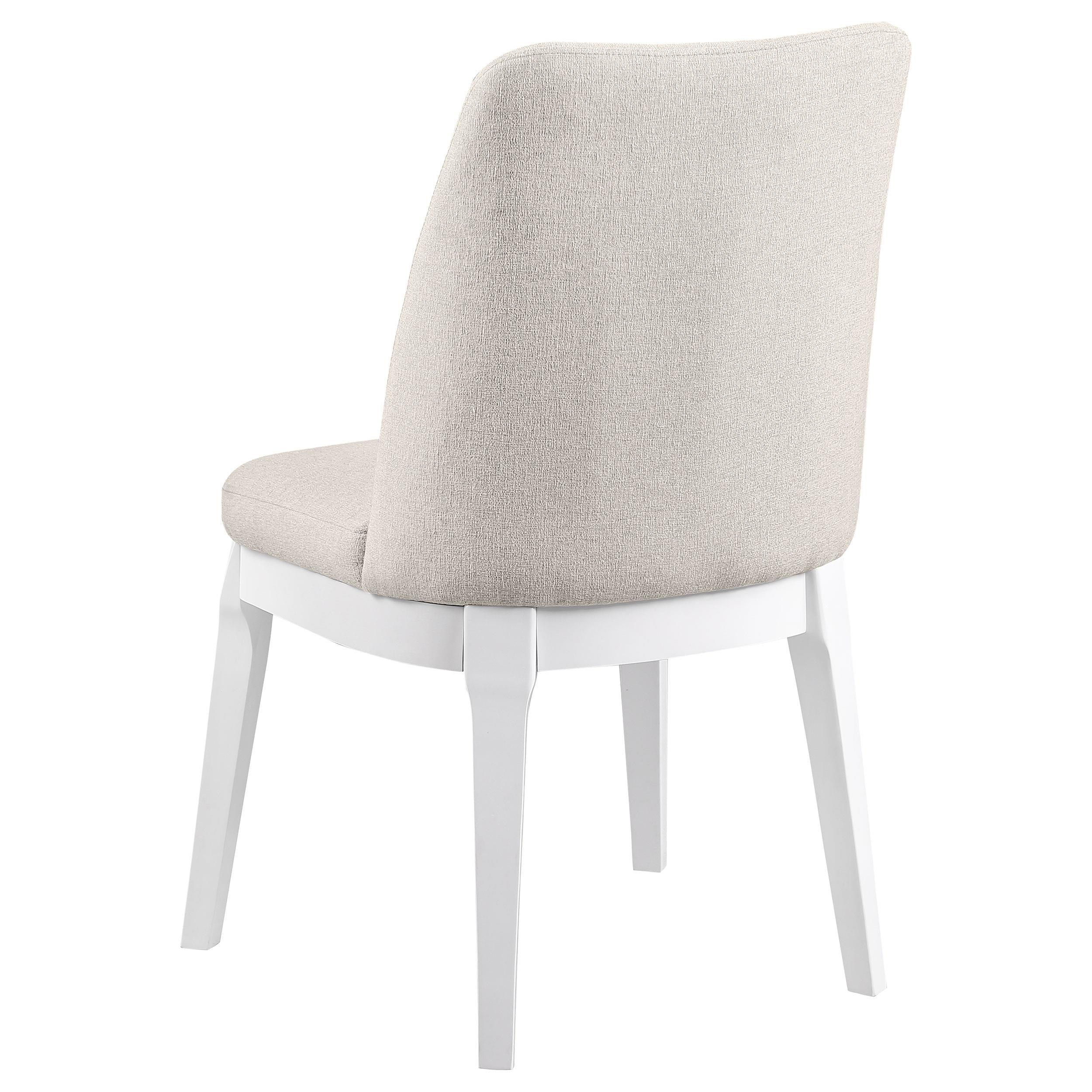 Carissa Upholstered Dining Side Chair Beige (Set of 2) - 108302