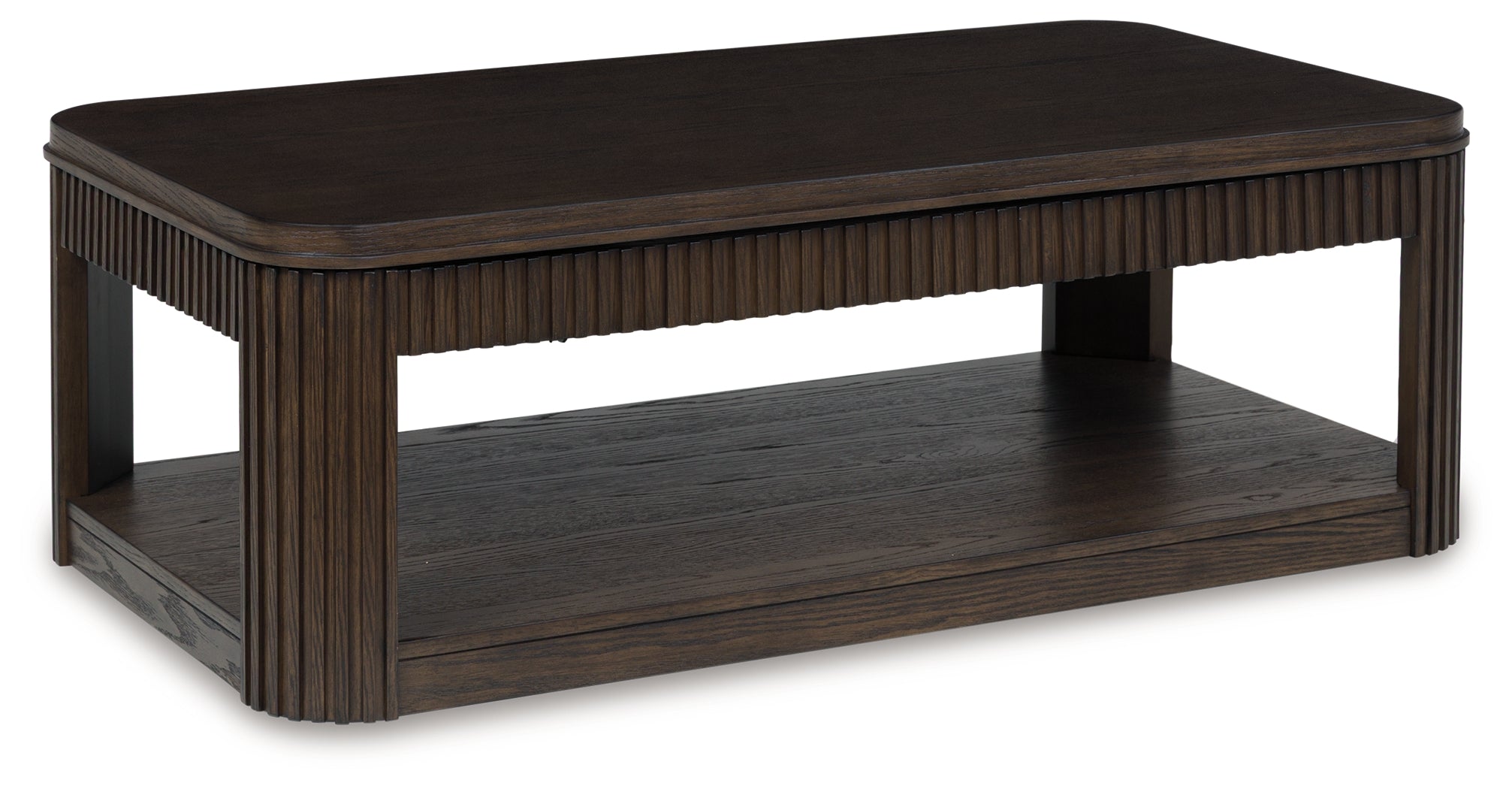 Carlibrie Warm Brown Lift-Top Coffee Table - T700-9