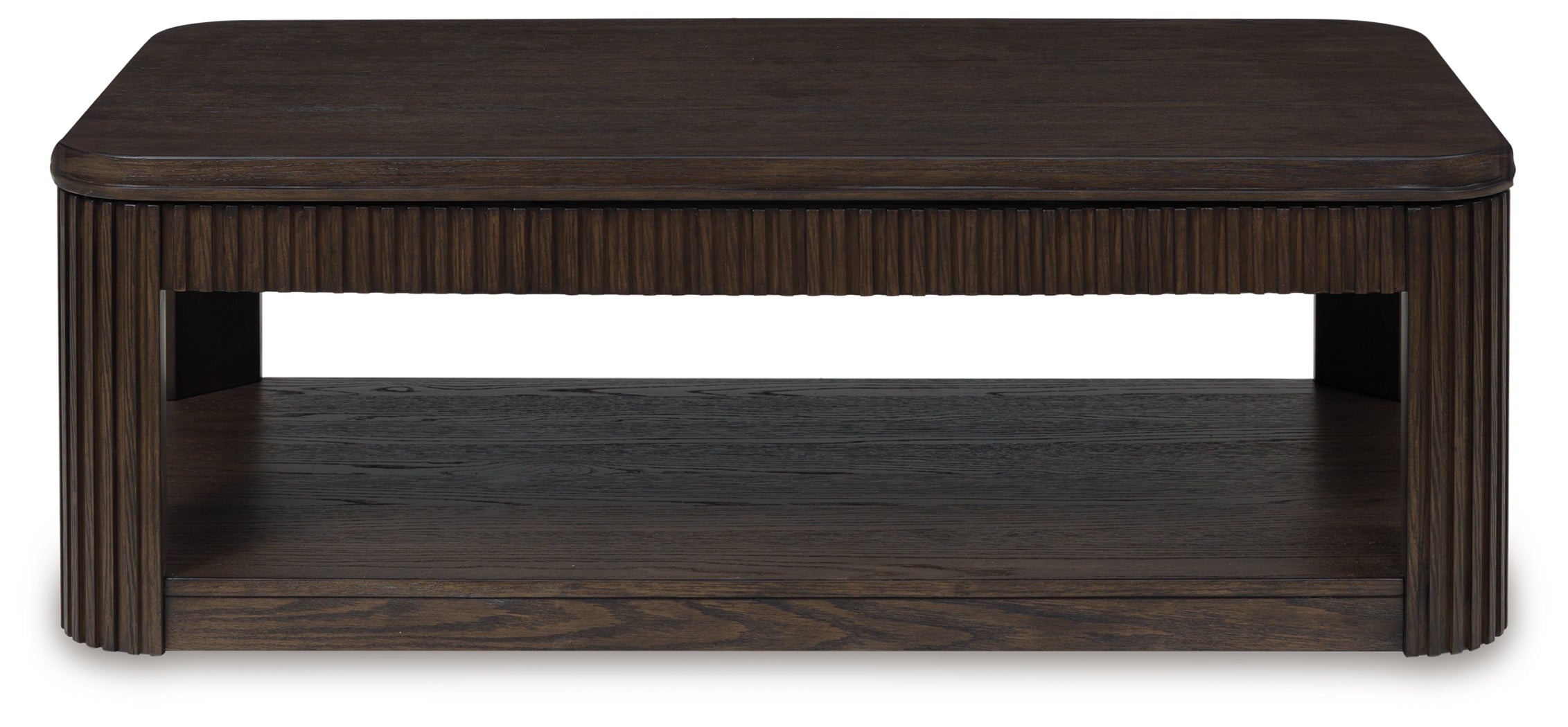 Carlibrie Warm Brown Lift-Top Coffee Table - T700-9