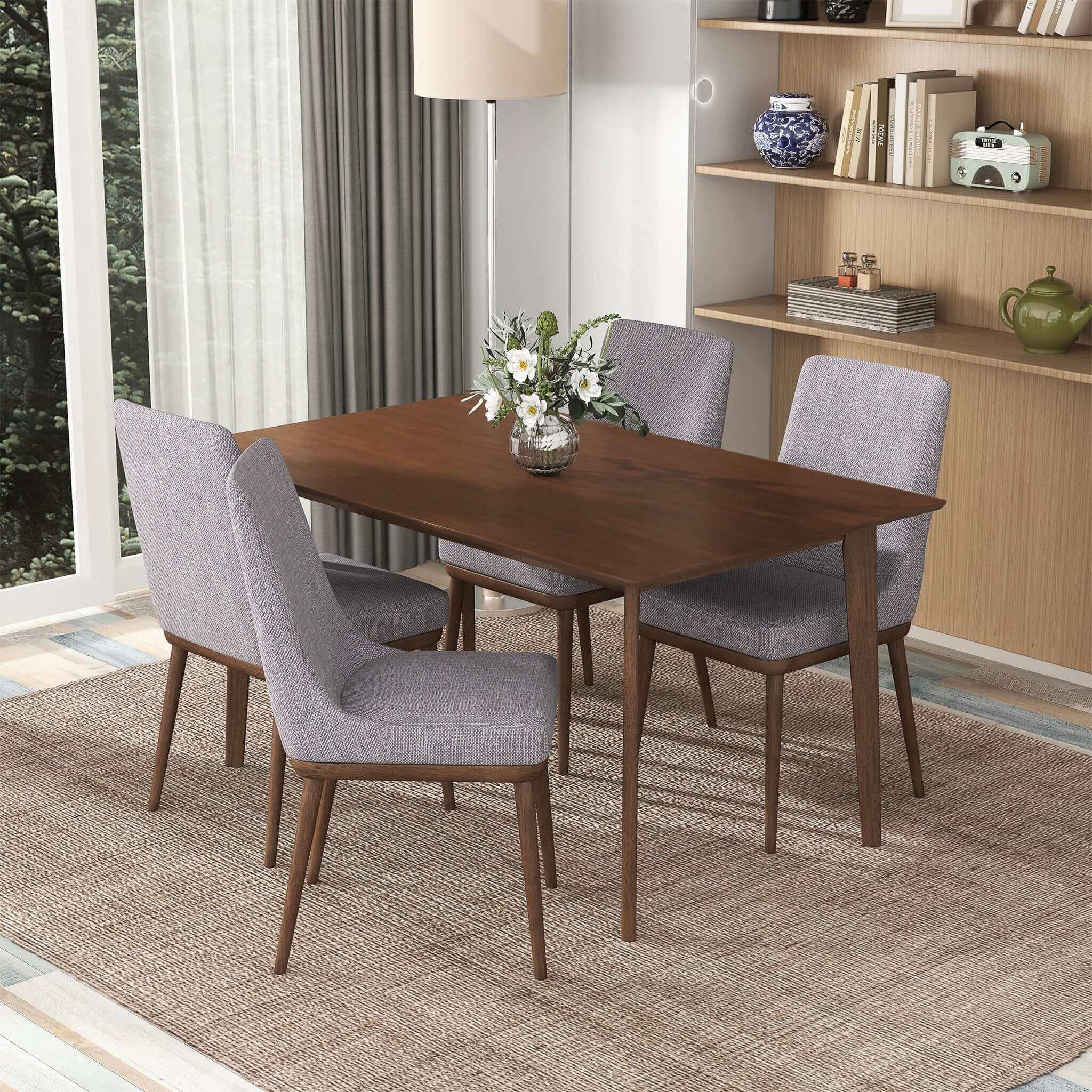 Carlos Solid Wood Dining Table 47" - DTB00600101