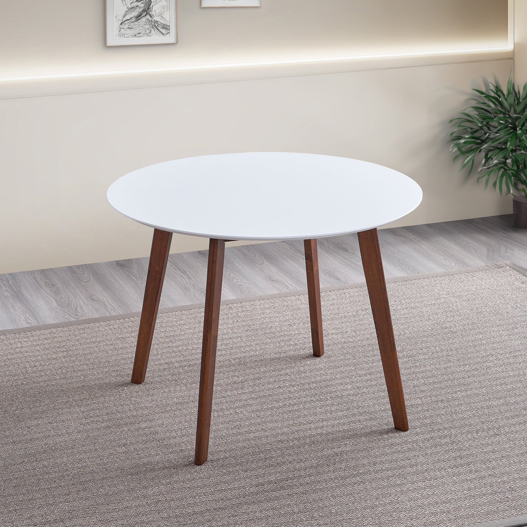 Carlton White Top Dining Table - DTB03200601