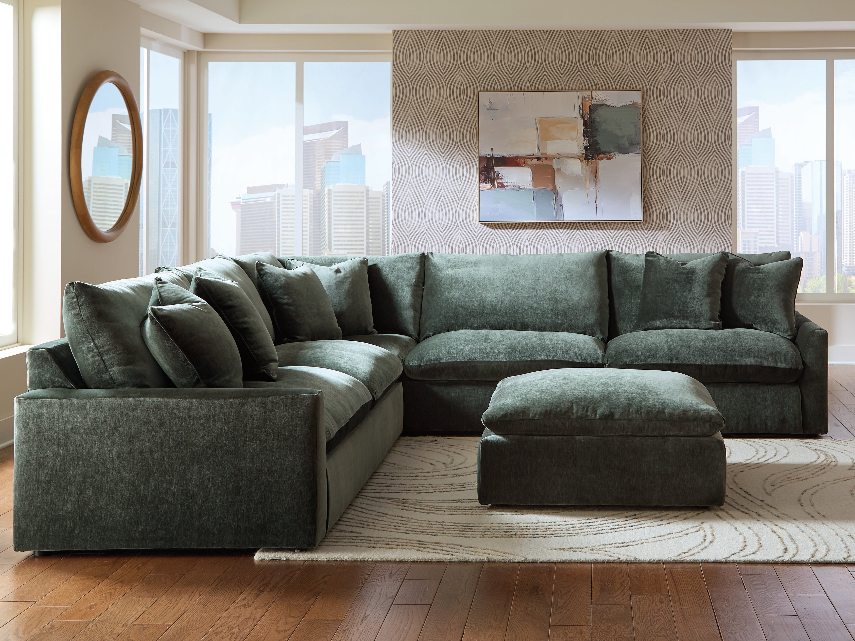 Carriage View Jade 3-Piece Sectional - 78001S1