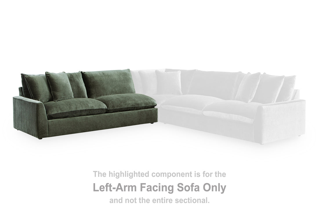 Carriage View Jade Left-Arm Facing Sofa - 7800166